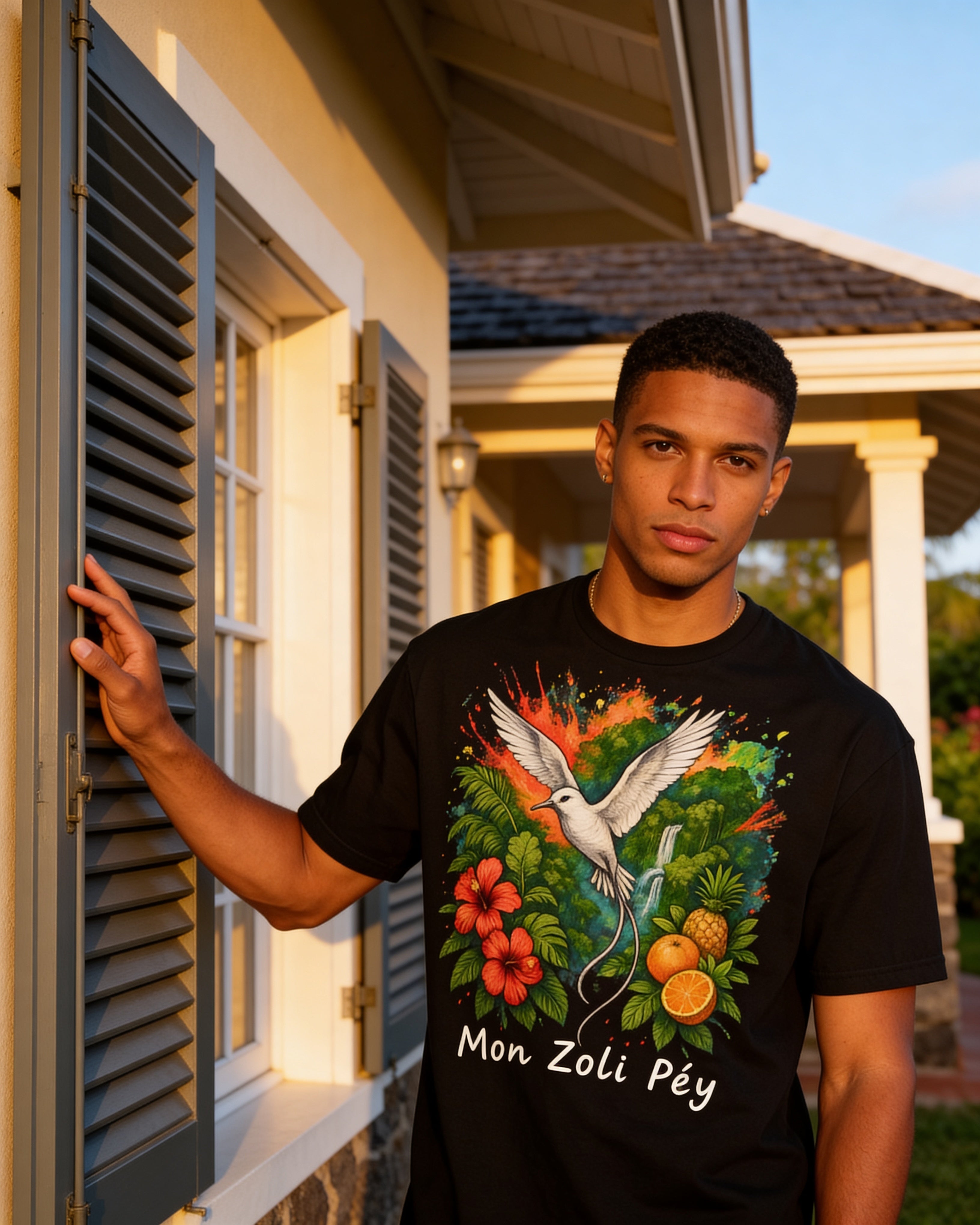 GRAN GUÈL - 100%  La Réunion - T-Shirt unisexe - "MON ZOLI PÉY"