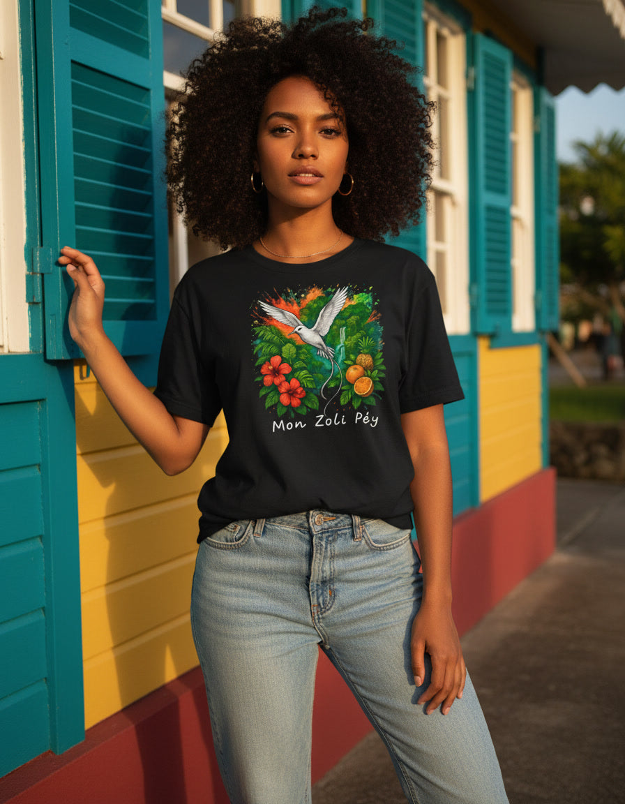 GRAN GUÈL - 100%  La Réunion - T-Shirt unisexe - "MON ZOLI PÉY"
