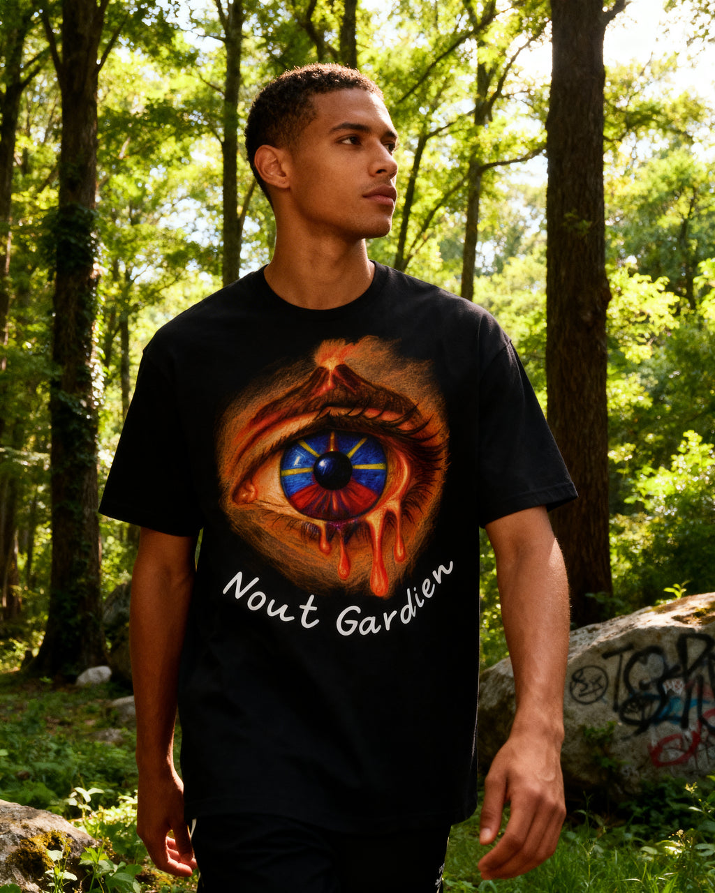 GRAN GUÈL - 100%  La Réunion - T-Shirt unisexe - "NOUT GARDIEN"