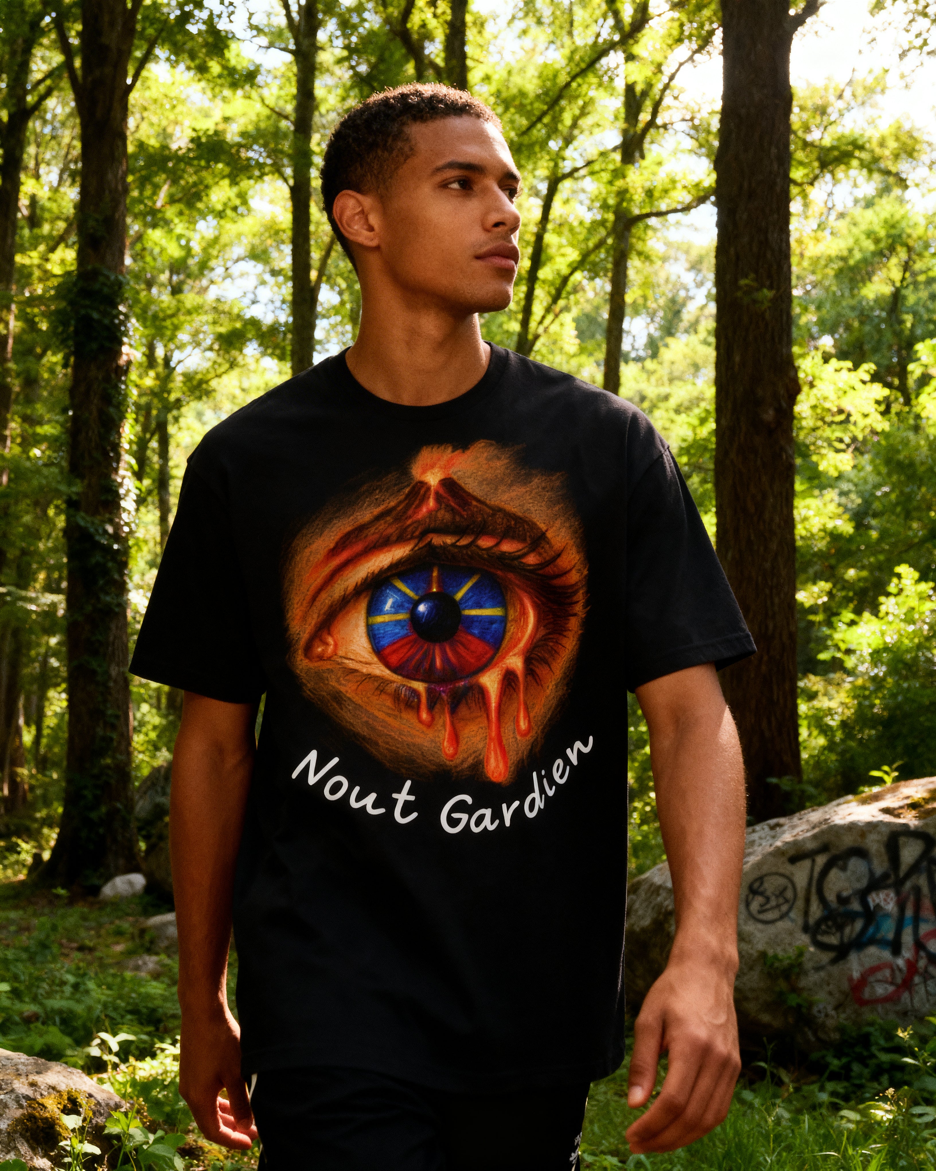 GRAN GUÈL - 100%  La Réunion - T-Shirt unisexe - "NOUT GARDIEN"