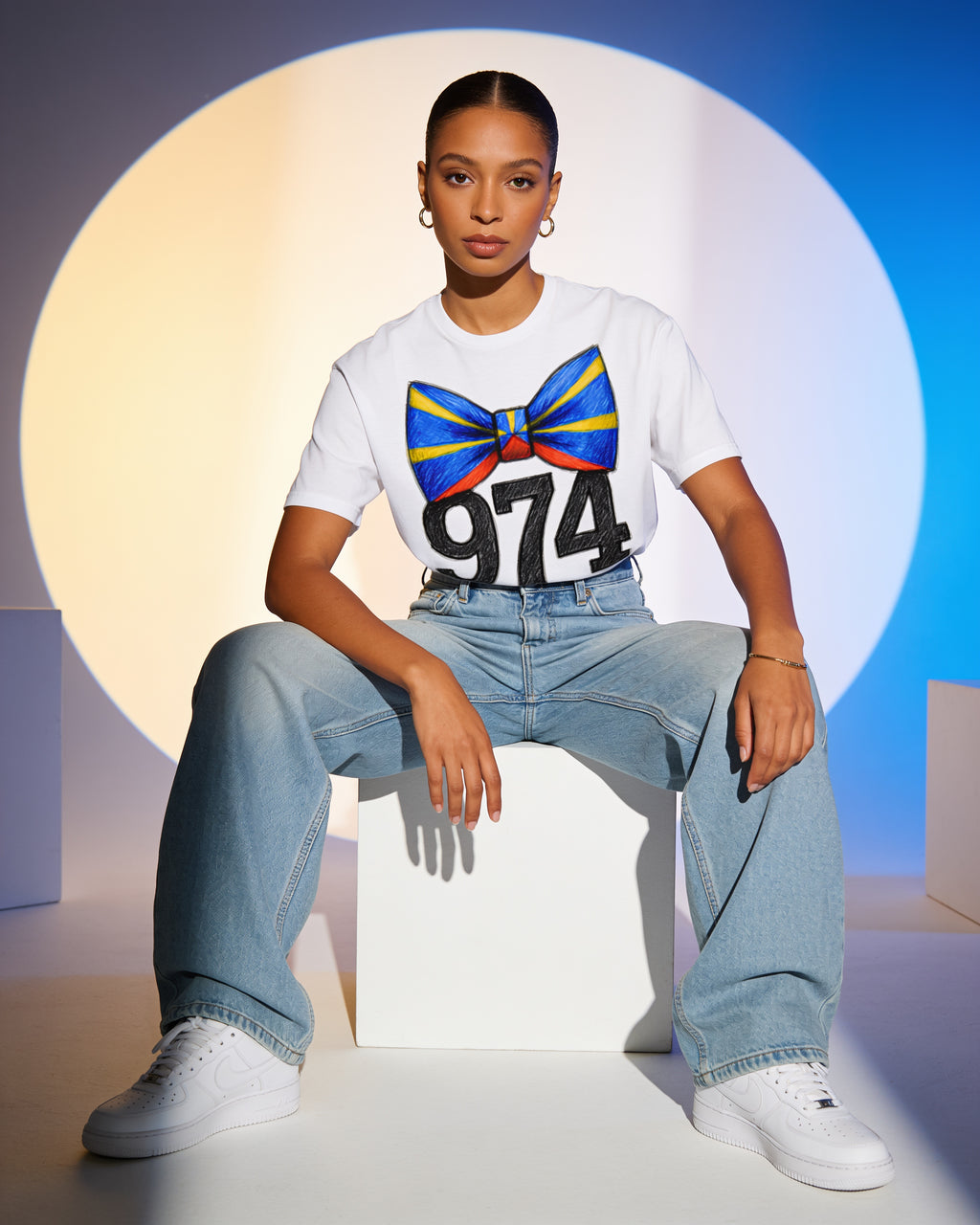 GRAN GUÈL - 100%  La Réunion - T-Shirt unisexe - "NOEUD 974"