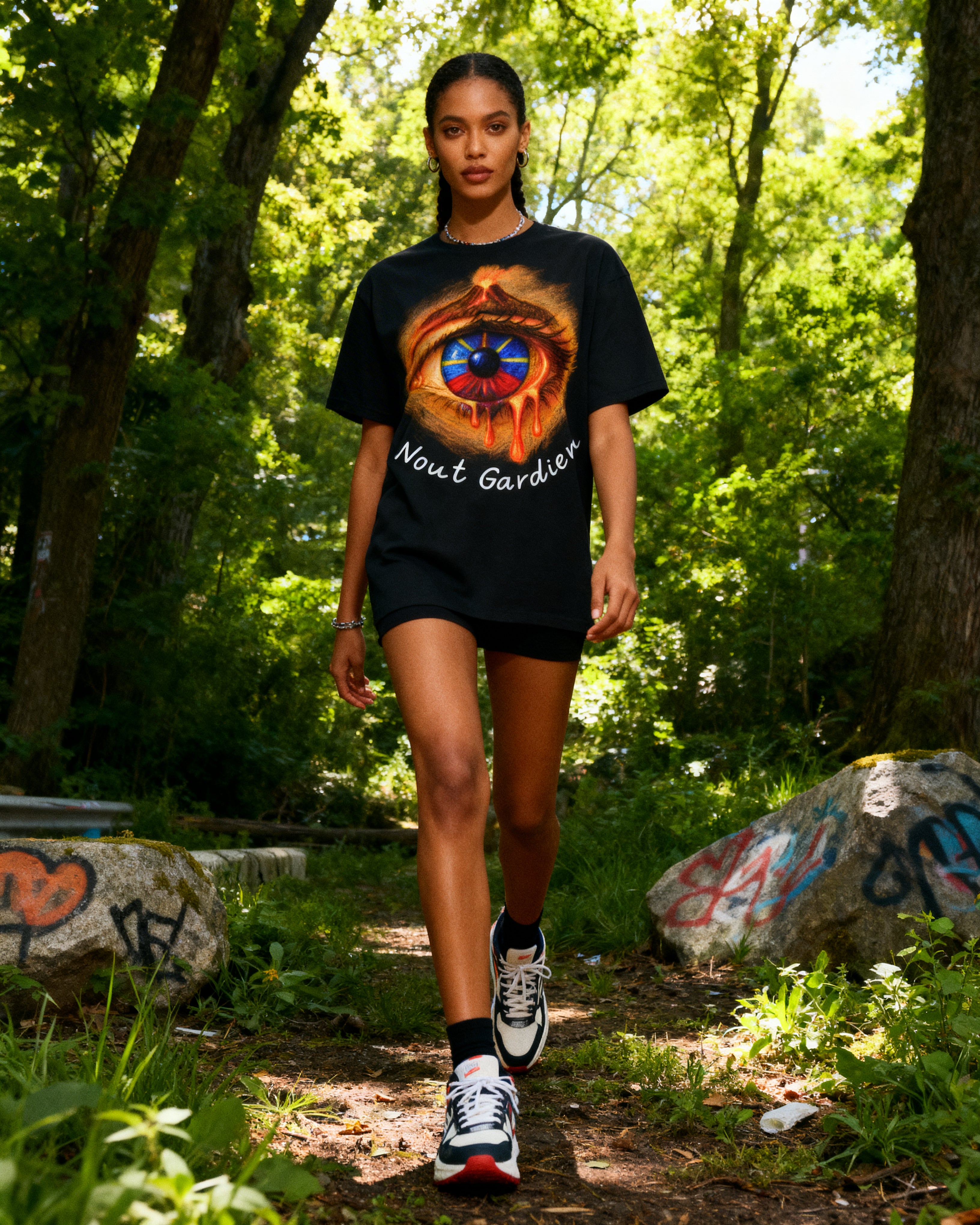 GRAN GUÈL - 100%  La Réunion - T-Shirt unisexe - "NOUT GARDIEN"