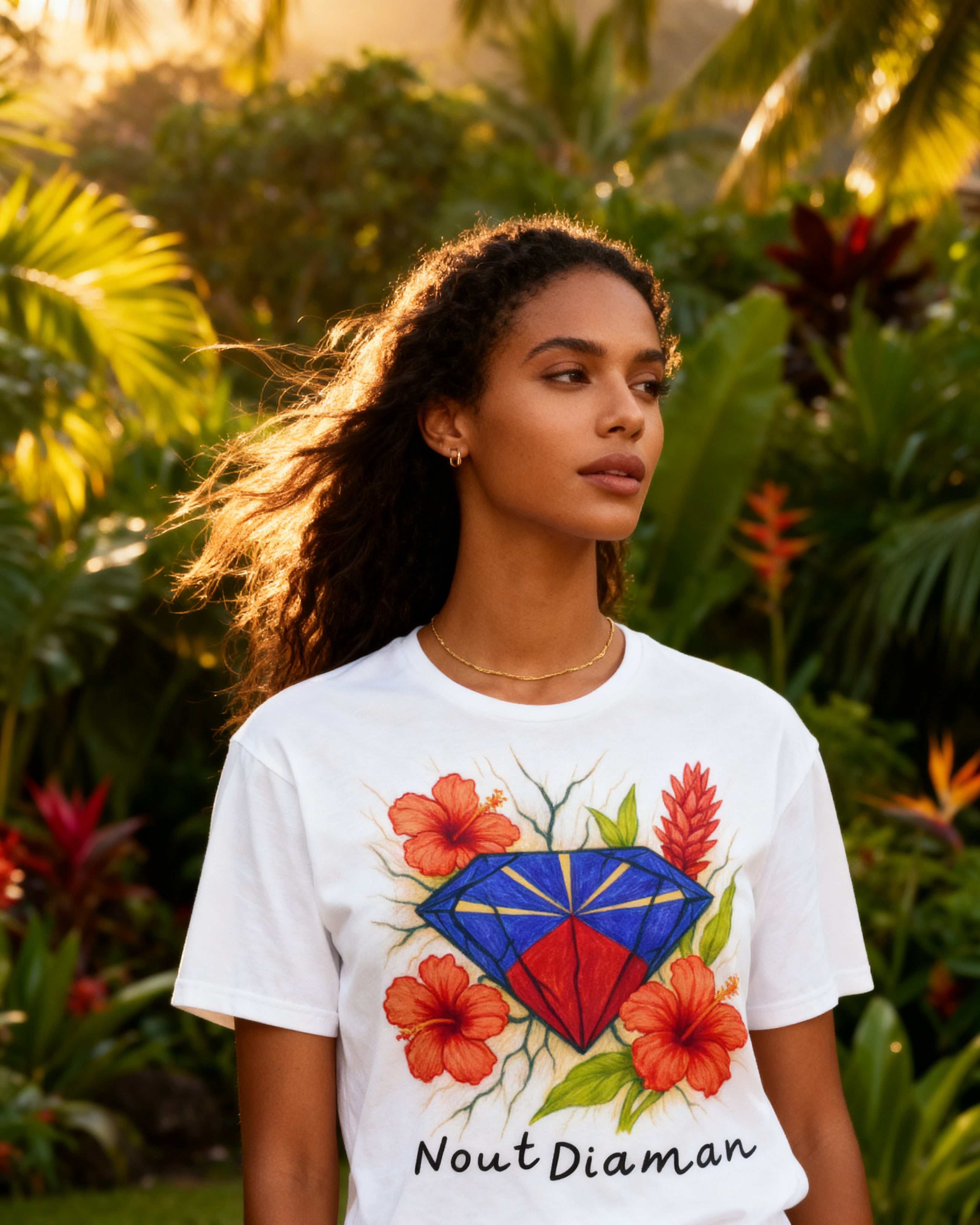 GRAN GUÈL - 100%  La Réunion - T-Shirt unisexe - "NOUT DIAMAN"