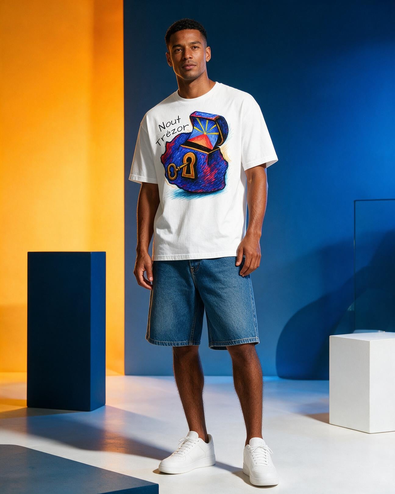 GRAN GUÈL - 100%  La Réunion - T-Shirt unisexe - "NOUT TRÉZOR"