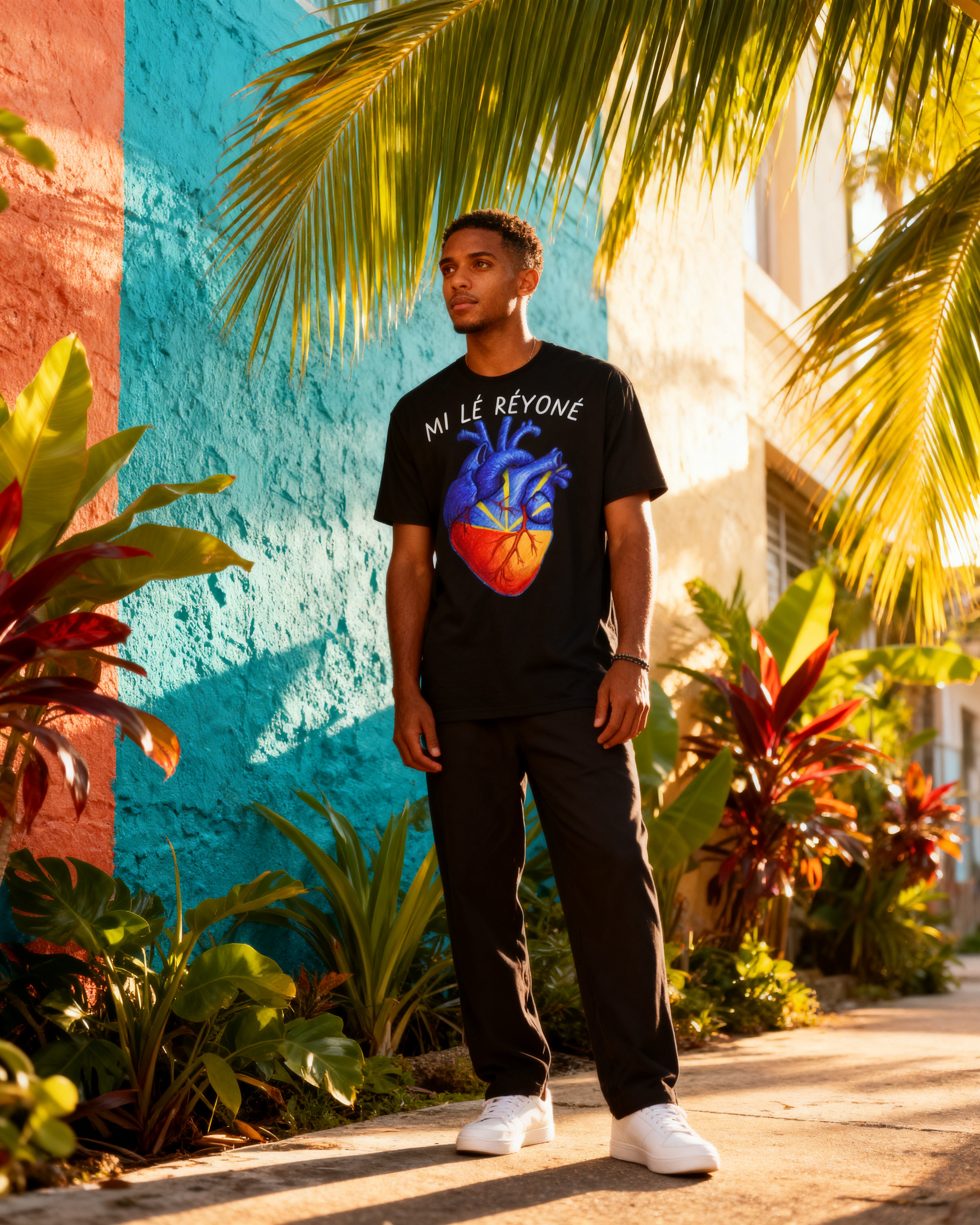 GRAN GUÈL - 100%  La Réunion - T-Shirt unisexe - "MI LÉ RÉYONÉ"