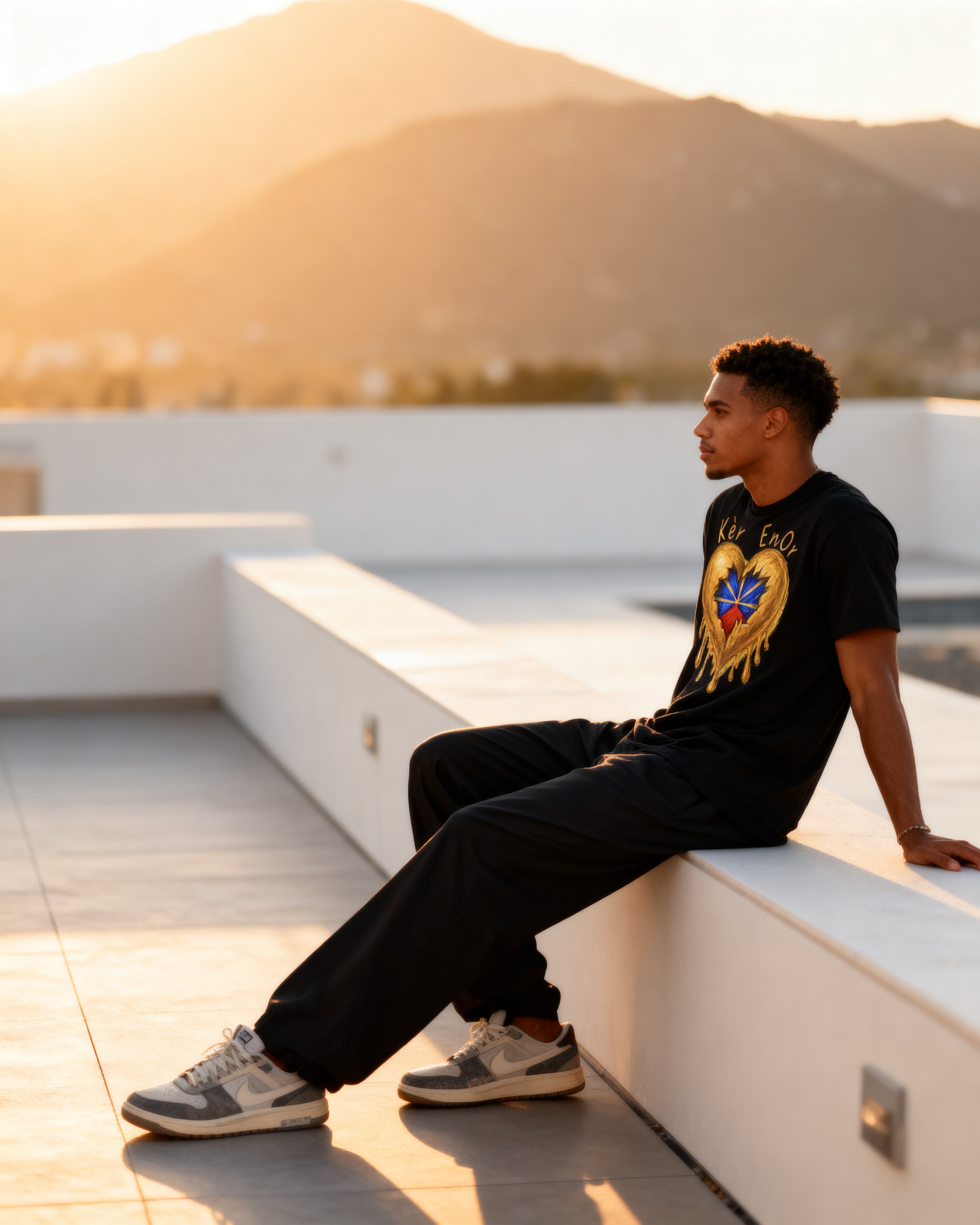 GRAN GUÈL - 100%  La Réunion - T-Shirt unisexe - "KÈR EN OR"