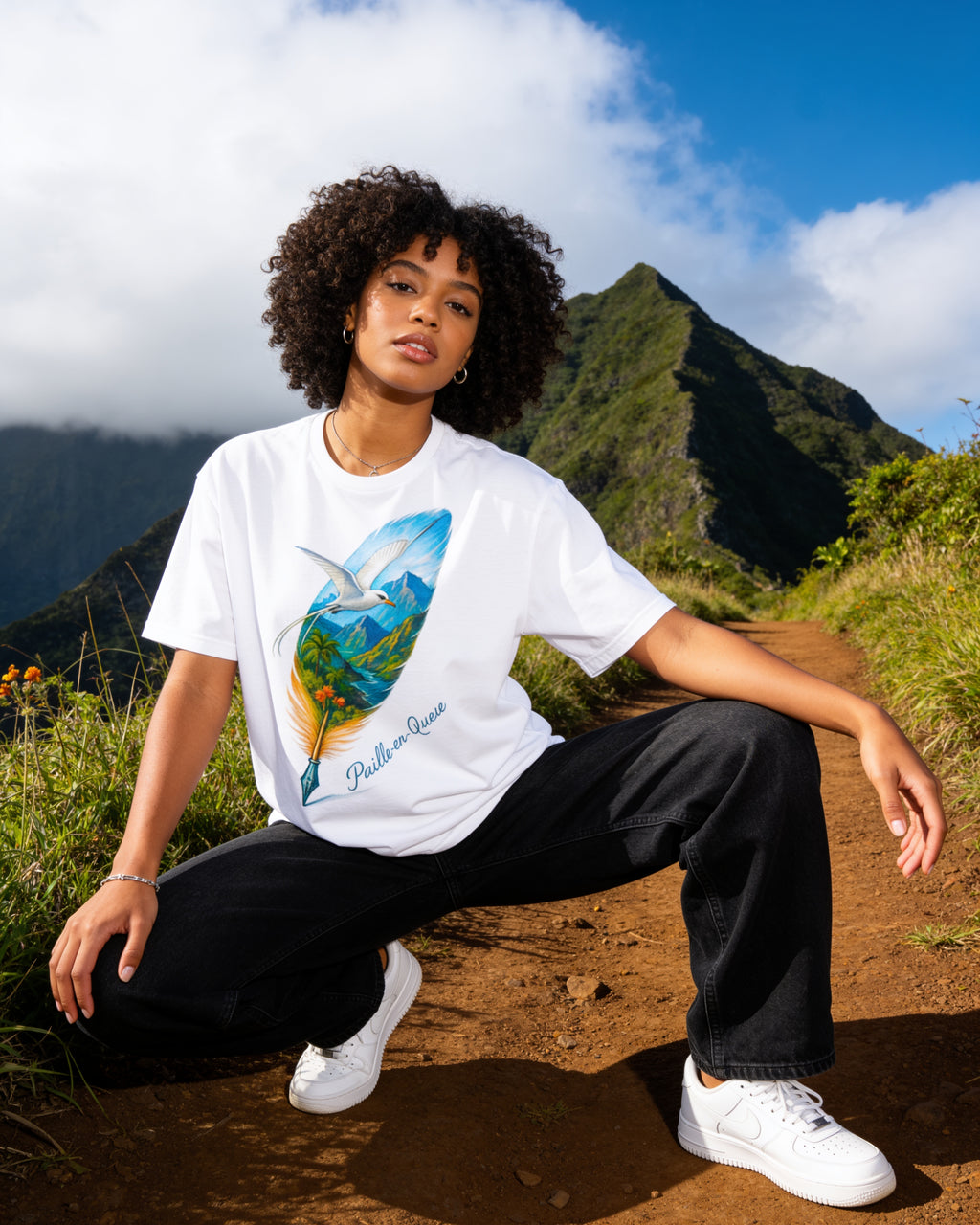 GRAN GUÈL - PLUME - T-Shirt unisexe - "PAILLE-EN-QUEUE"