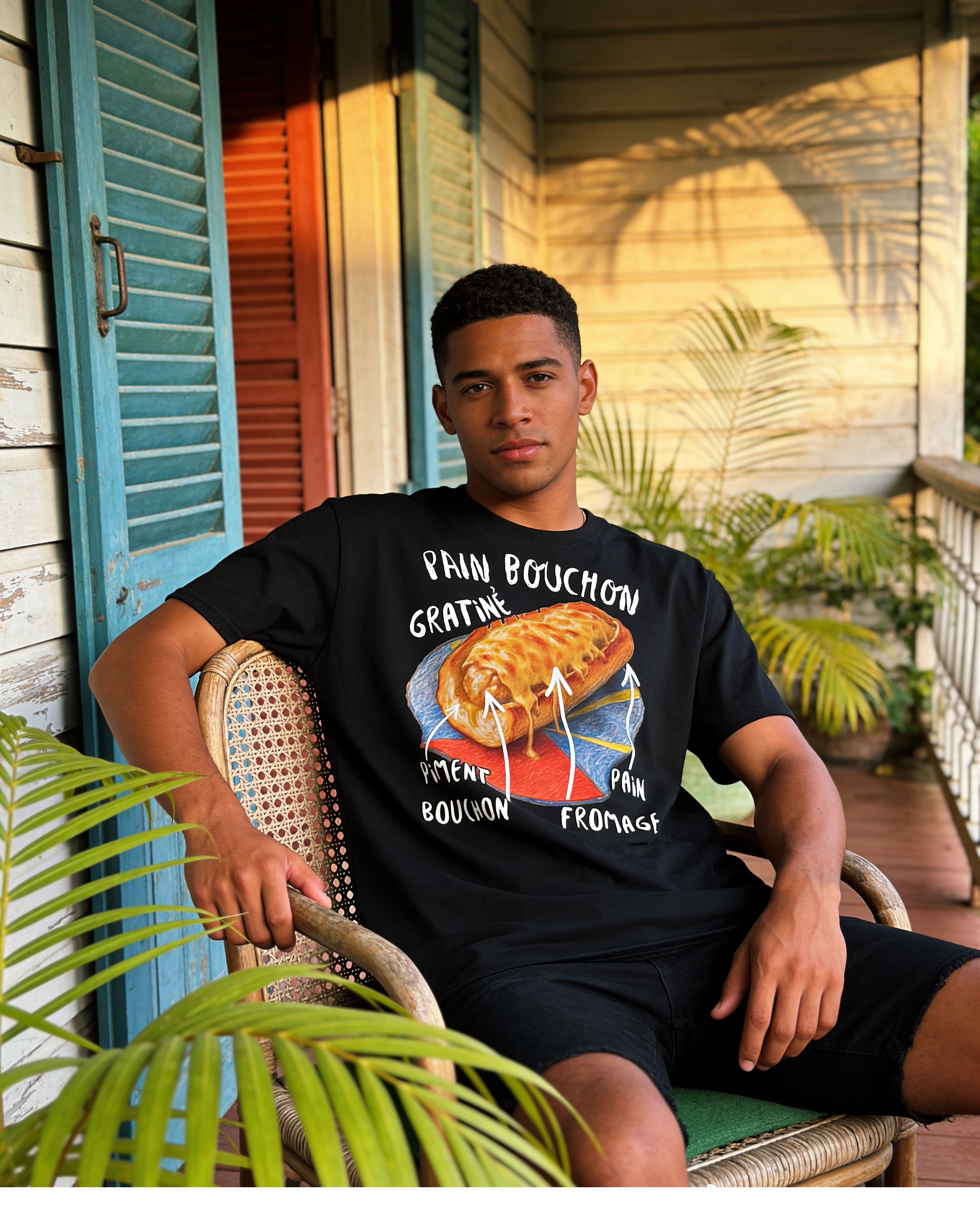 GRAN GUÈL - 100%  La Réunion - T-Shirt unisexe - "BOUCHON GRATINÉ"