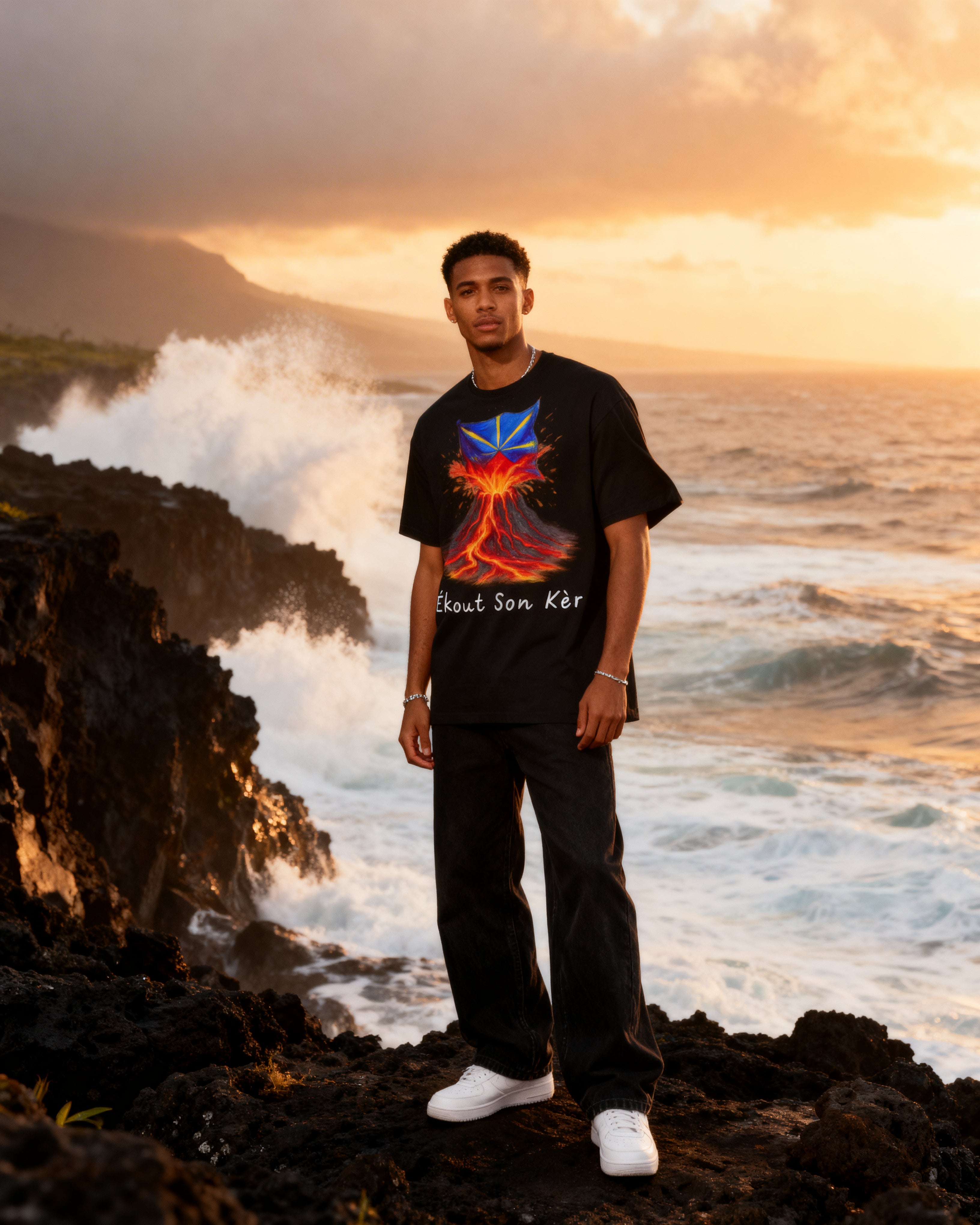 GRAN GUÈL - 100%  La Réunion - T-Shirt unisexe - "ÉKOUT SON KÈR"