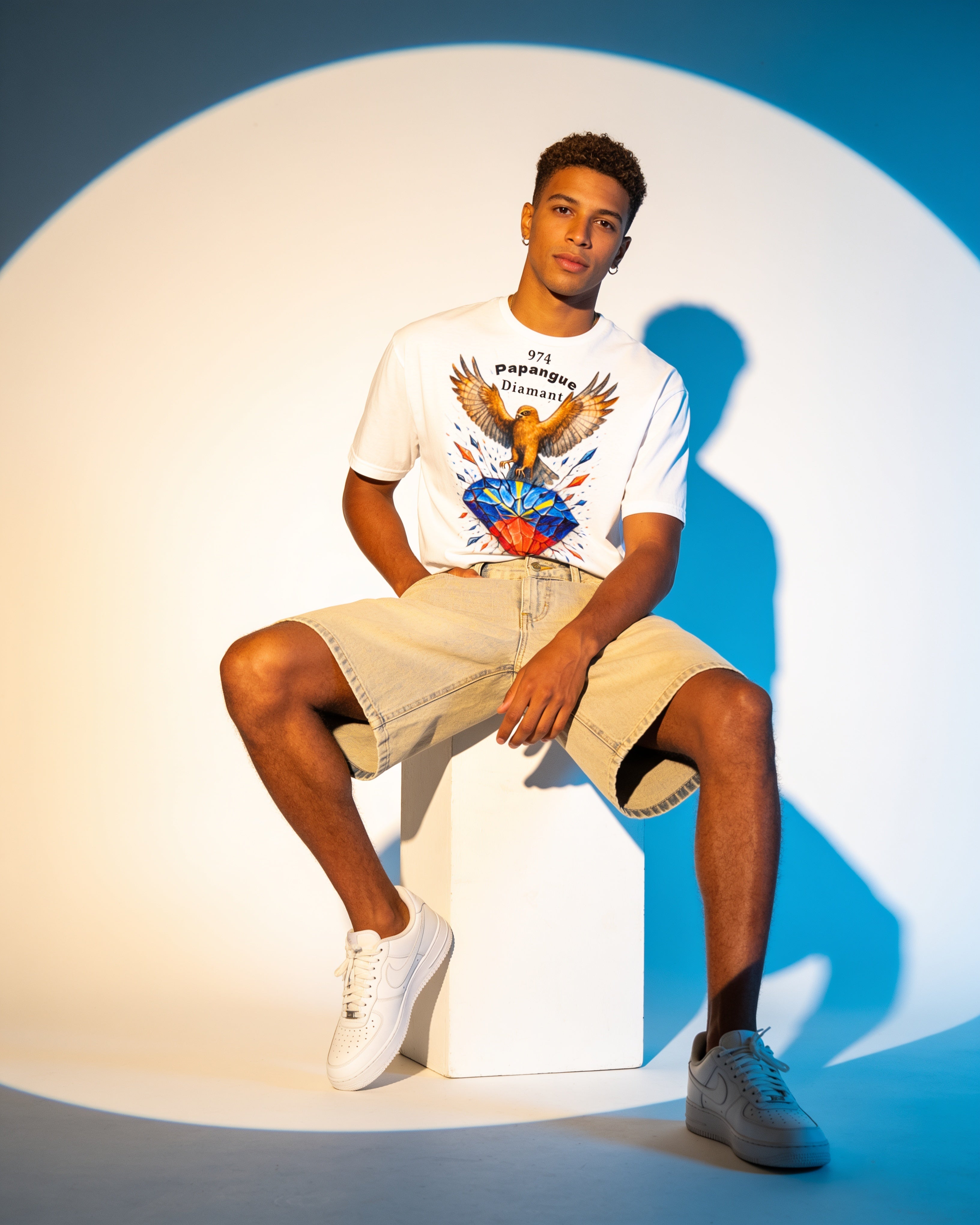 GRAN GUÈL - 100%  La Réunion - T-Shirt unisexe - "PAPANGUE DIAMANT"