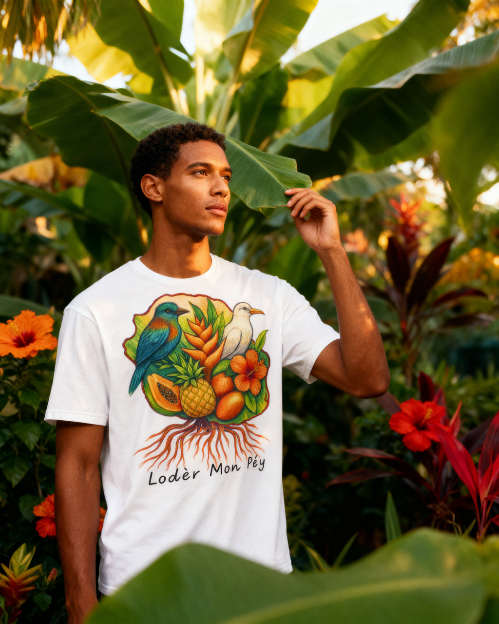 GRAN GUÈL - 100%  La Réunion - T-Shirt unisexe - "LODÈR MON PÉY"