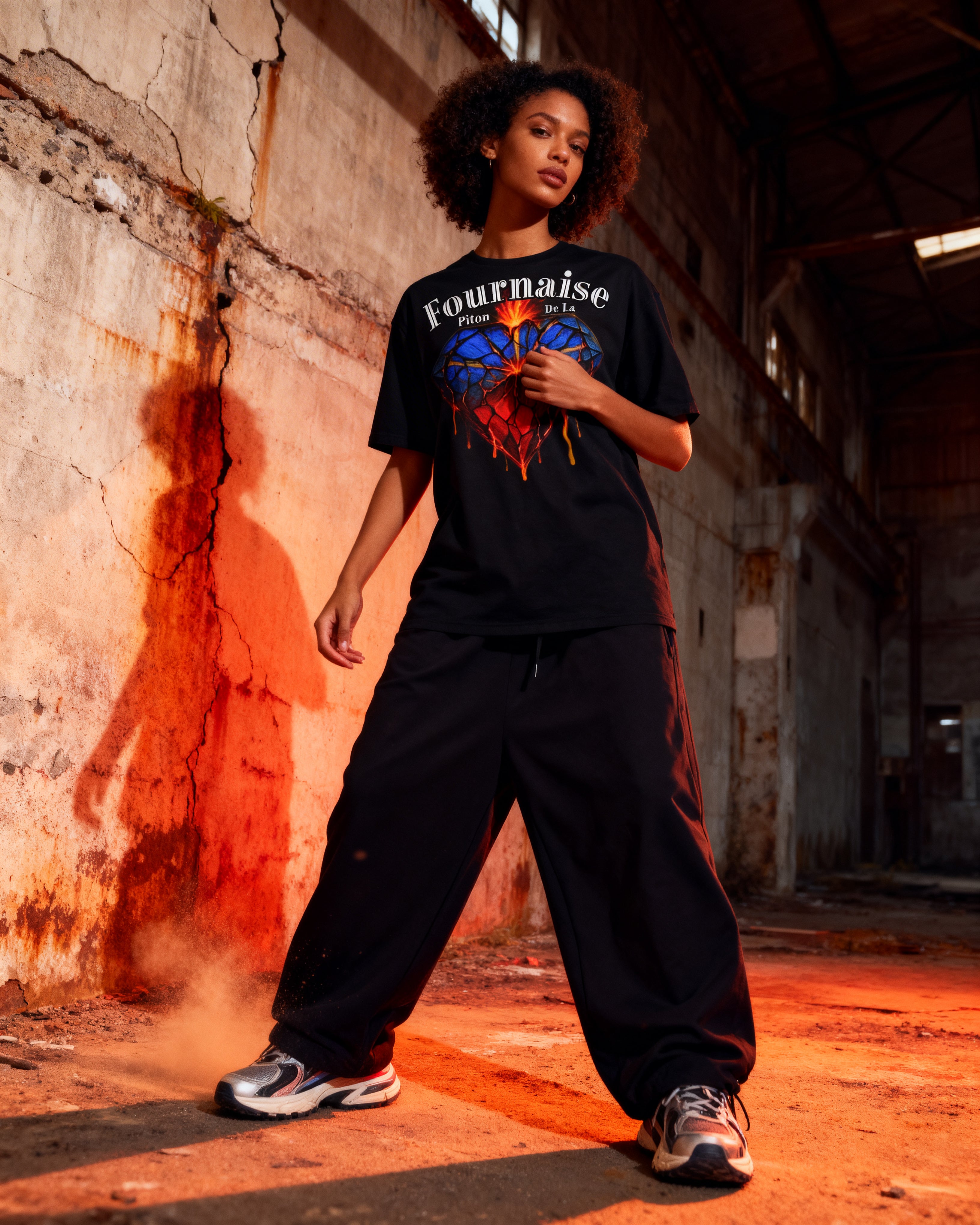 GRAN GUÈL - 100%  La Réunion - T-Shirt unisexe - "PITON de la FOURNAISE"