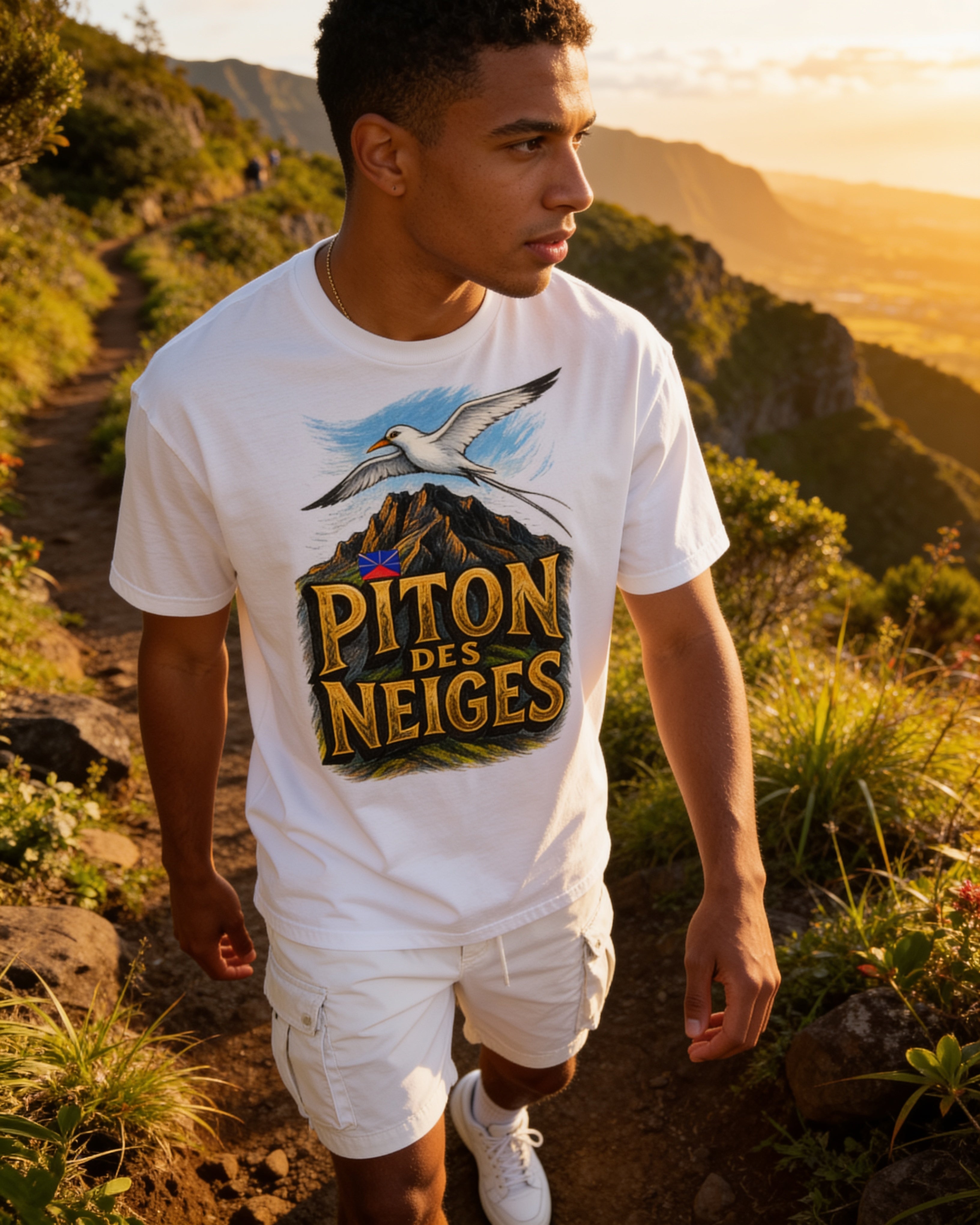 GRAN GUÈL - 100%  La Réunion - T-Shirt unisexe - "PITON DES NEIGES (2)"