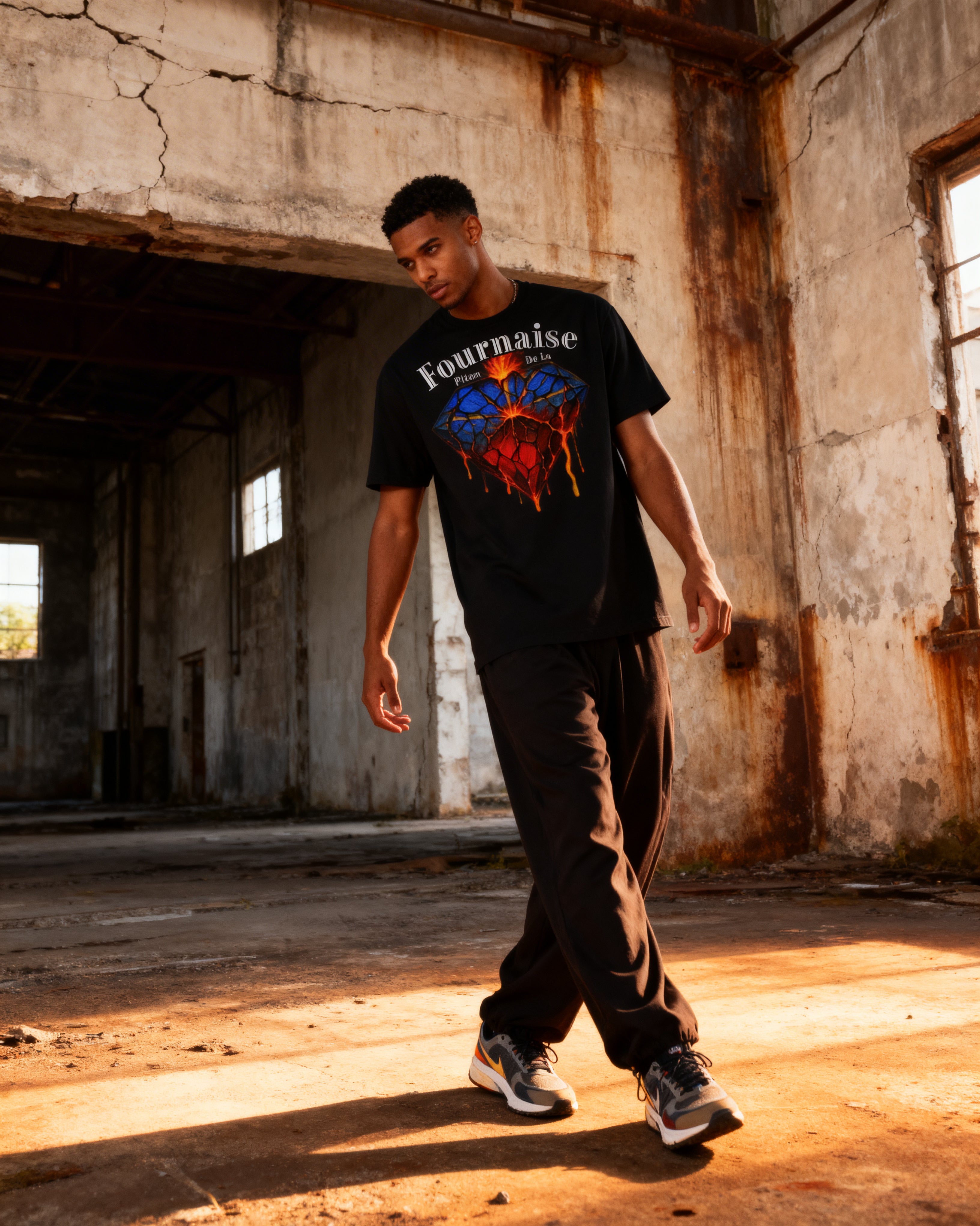 GRAN GUÈL - 100%  La Réunion - T-Shirt unisexe - "PITON de la FOURNAISE"