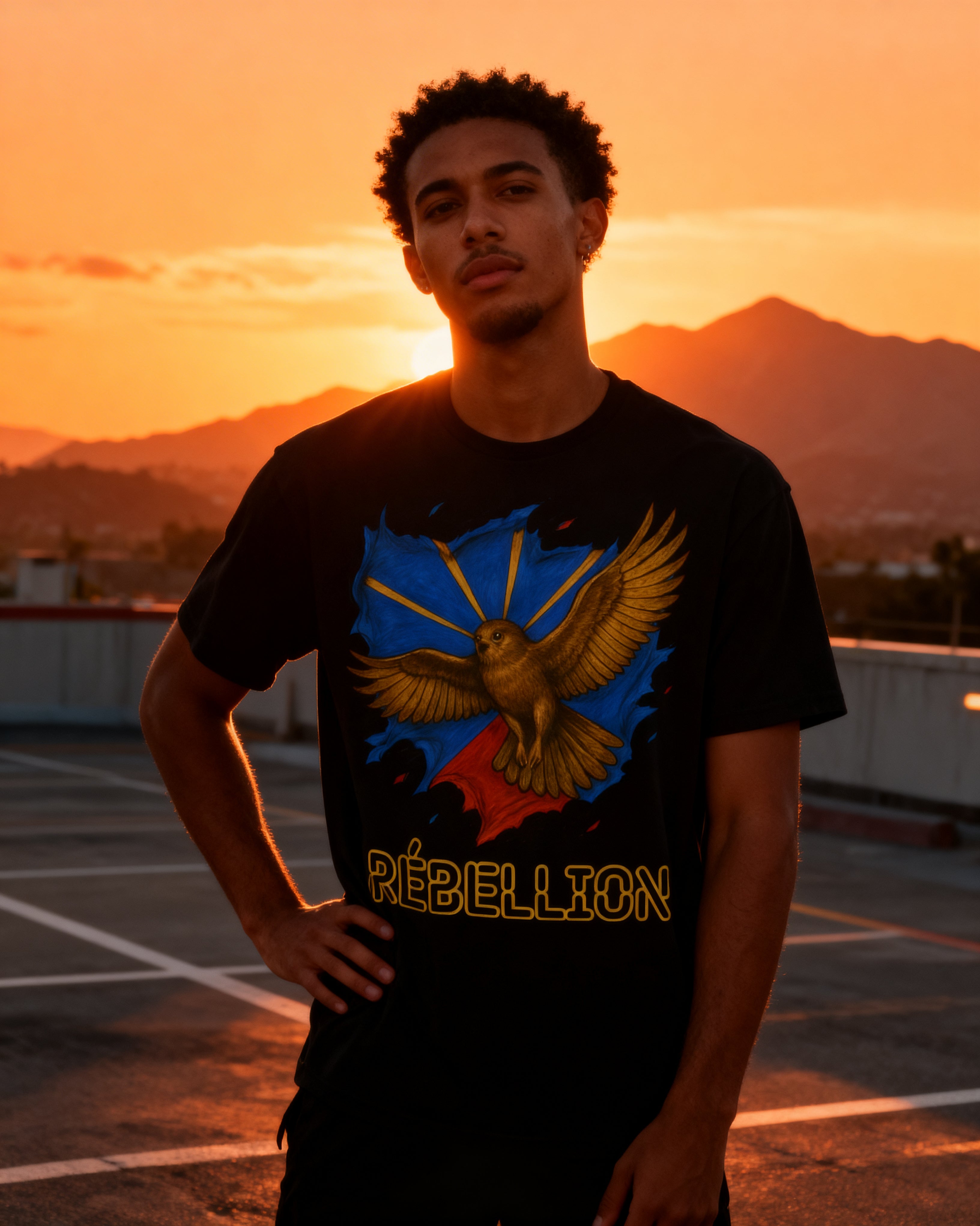 GRAN GUÈL - 100%  La Réunion - T-Shirt unisexe - "RÉBELLION"