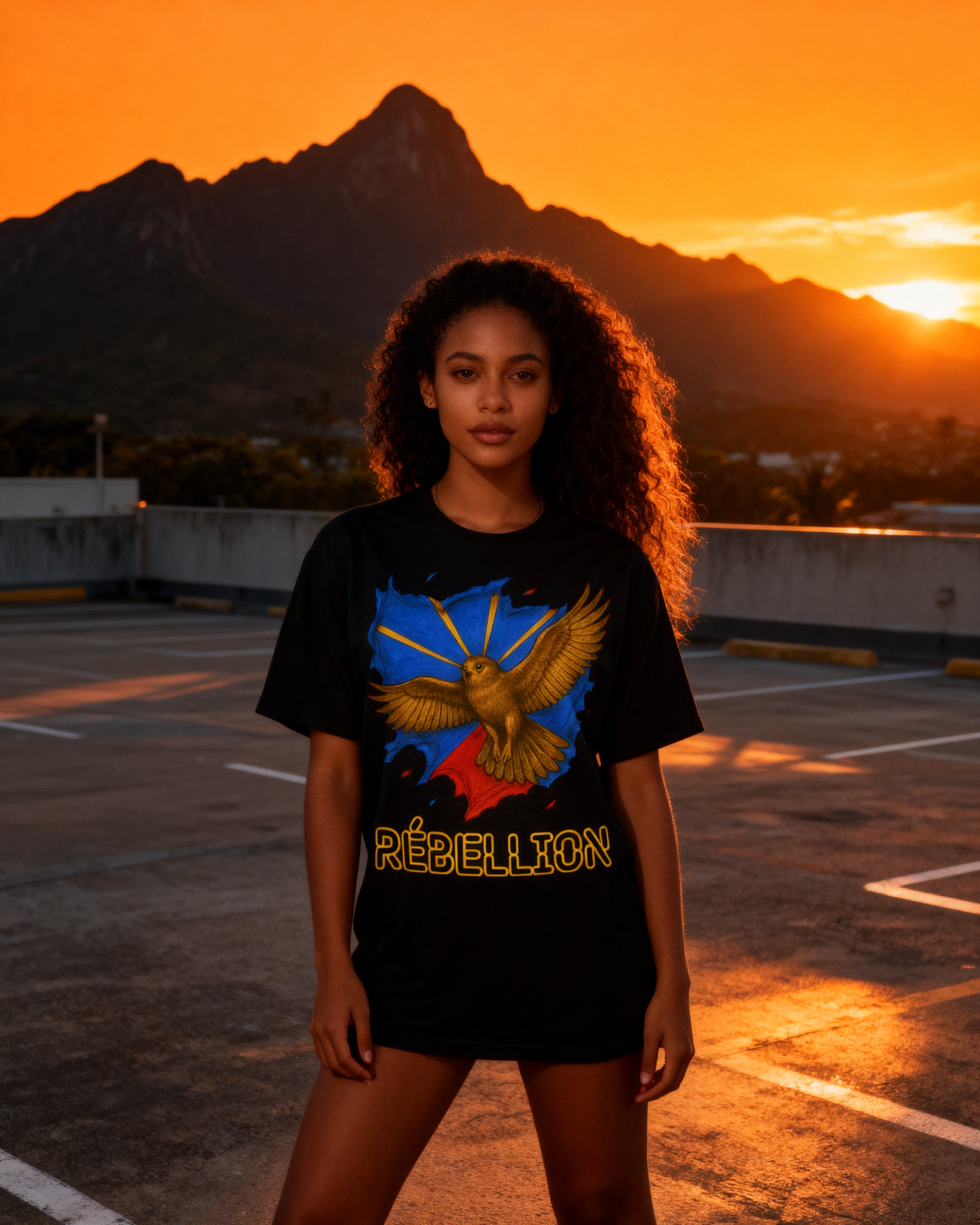 GRAN GUÈL - 100%  La Réunion - T-Shirt unisexe - "RÉBELLION"