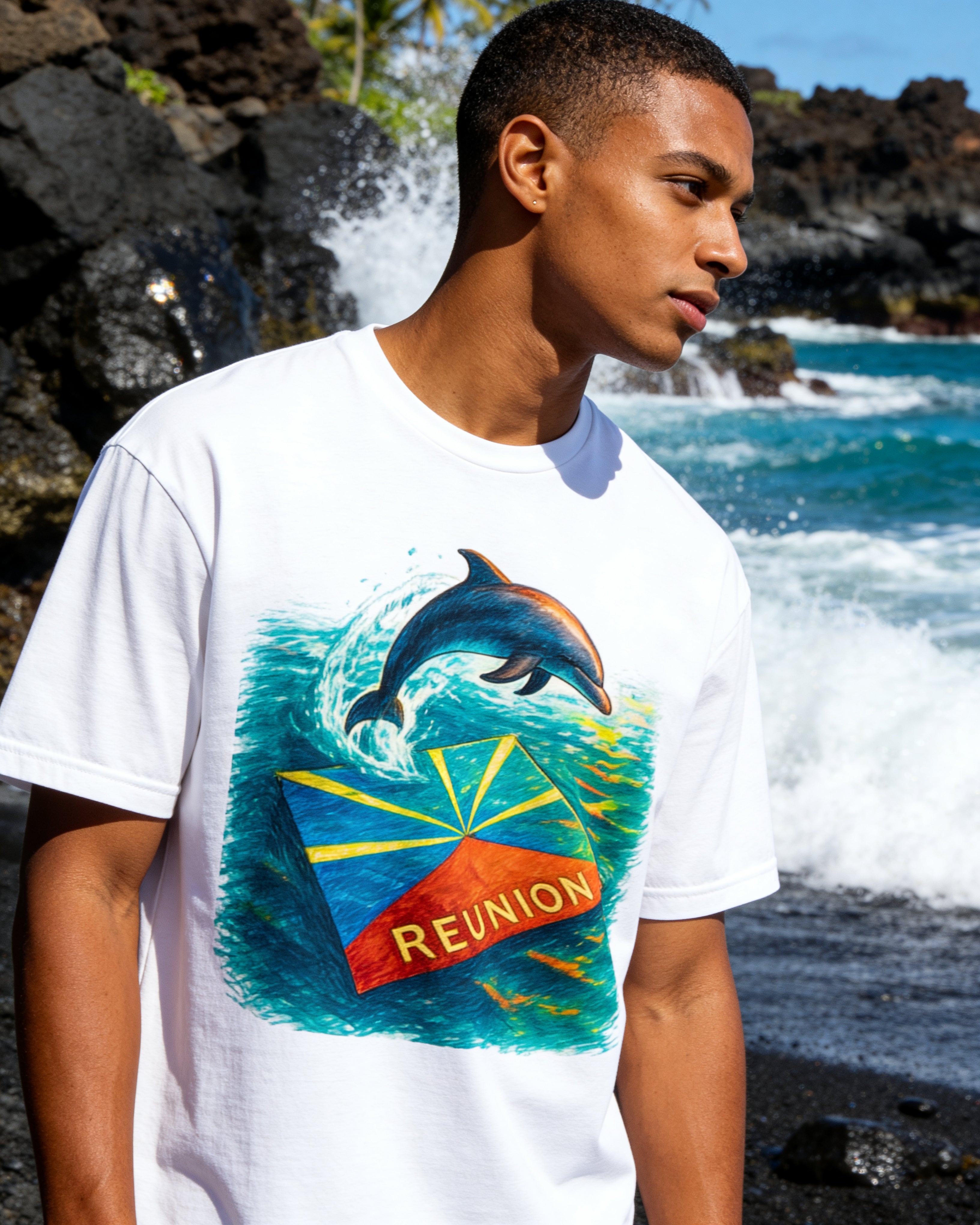 GRAN GUÈL - 100%  La Réunion - T-Shirt unisexe - "REUNION"