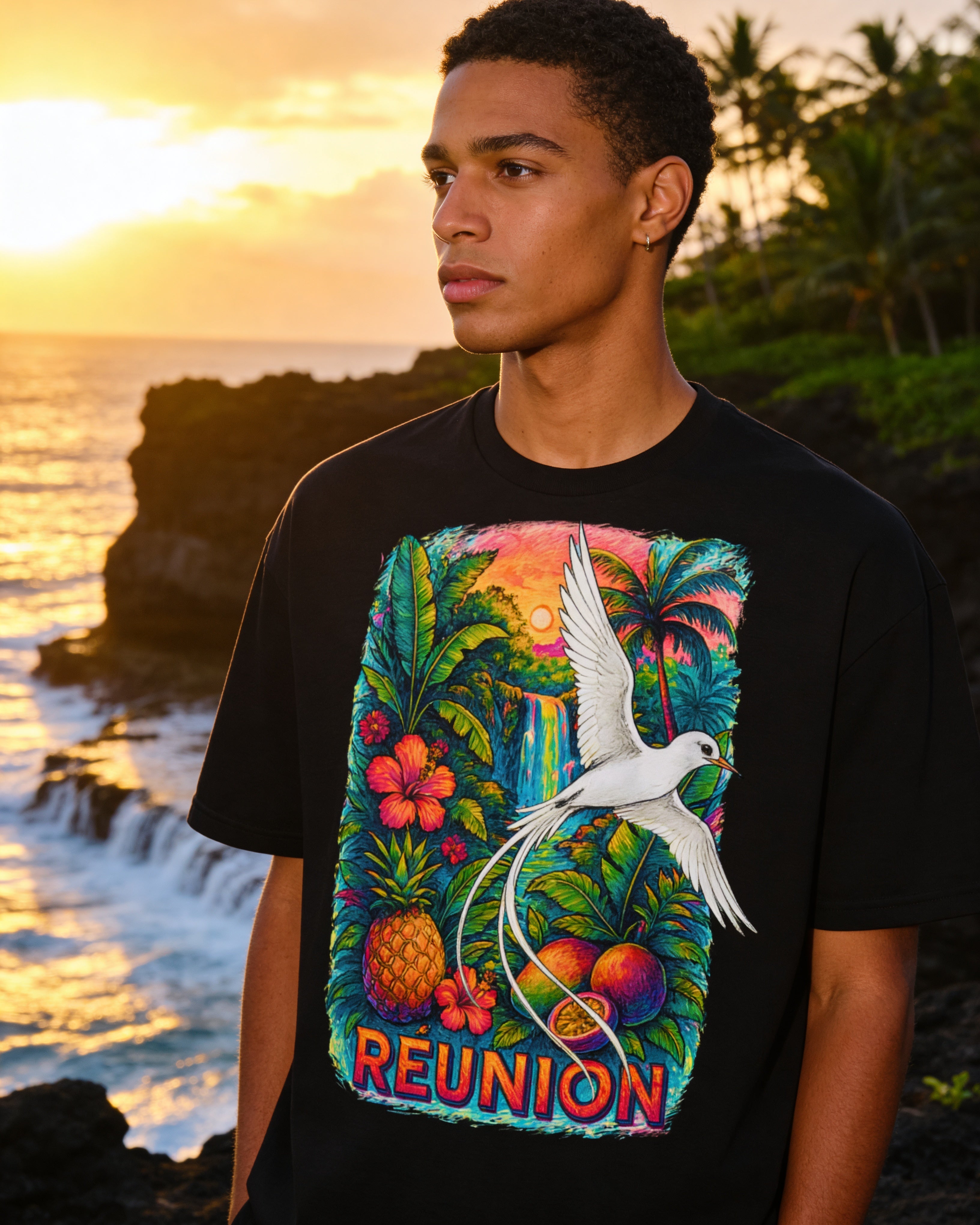 GRAN GUÈL - 100%  La Réunion - T-Shirt unisexe - "RÉUNION (5)"