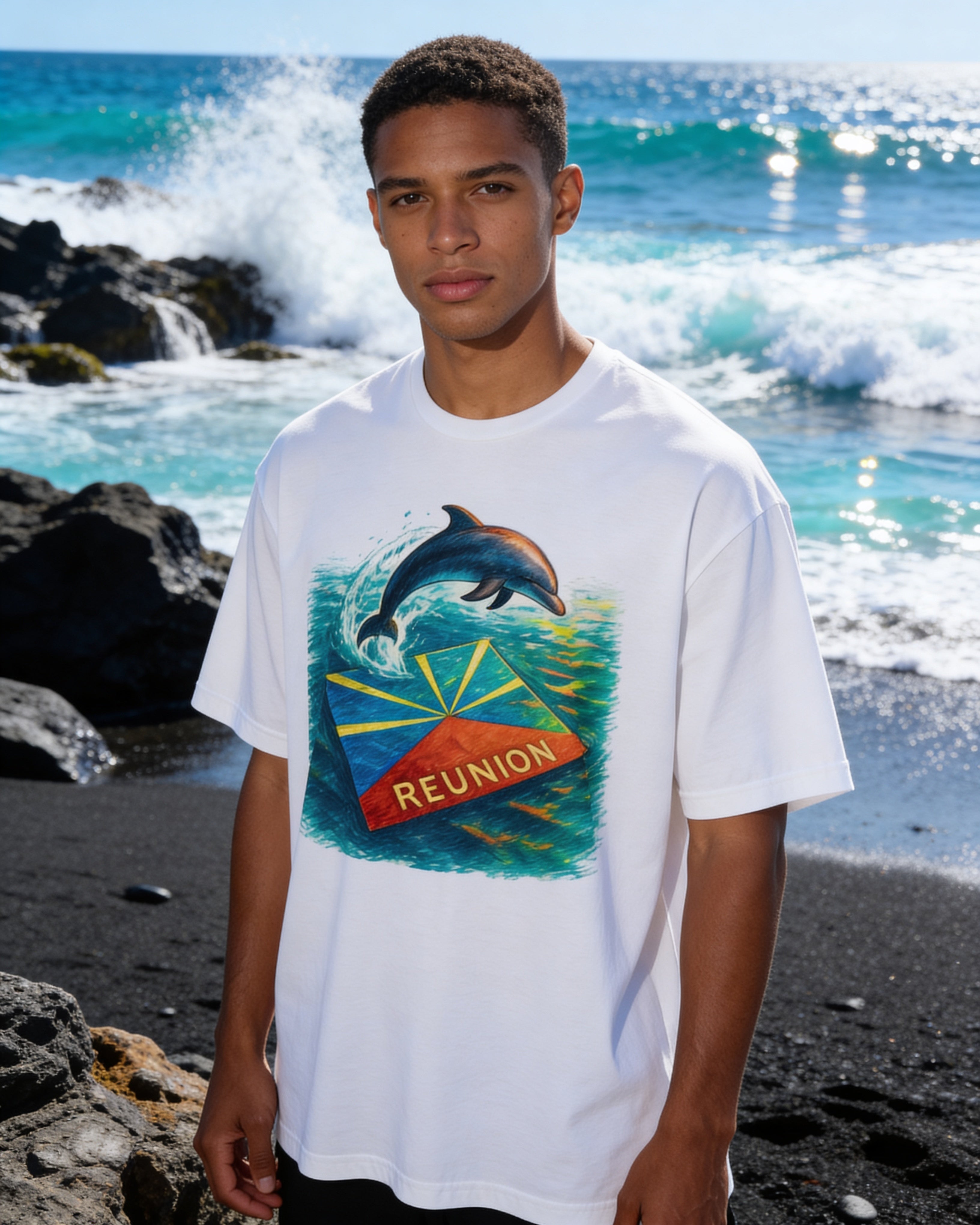 GRAN GUÈL - 100%  La Réunion - T-Shirt unisexe - "REUNION"