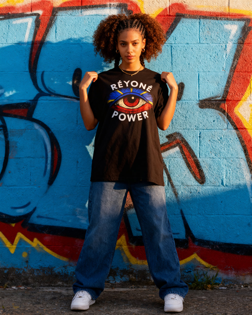 GRAN GUÈL - 100%  La Réunion - T-Shirt unisexe - "RÉYONÉ POWER"