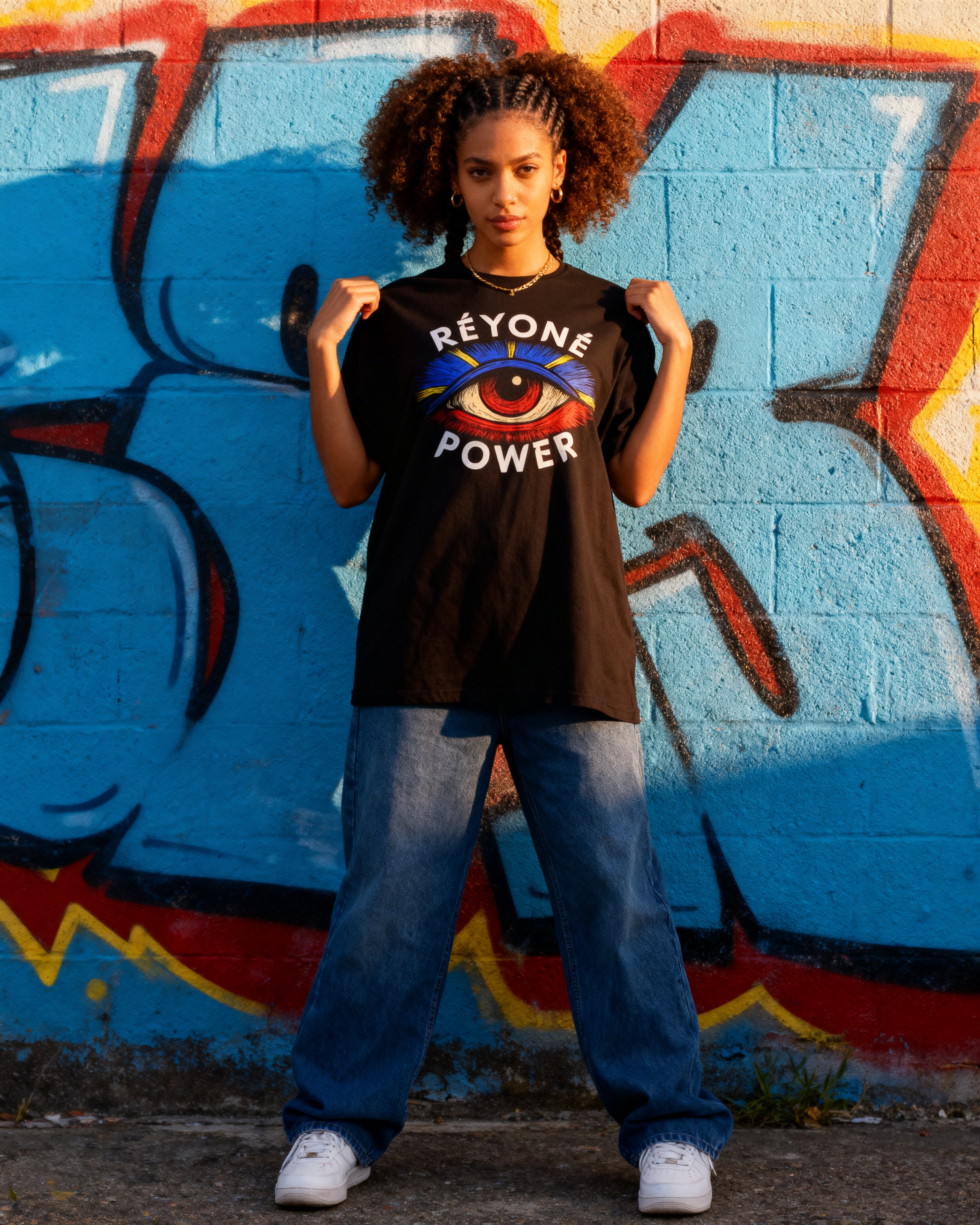 GRAN GUÈL - 100%  La Réunion - T-Shirt unisexe - "RÉYONÉ POWER"