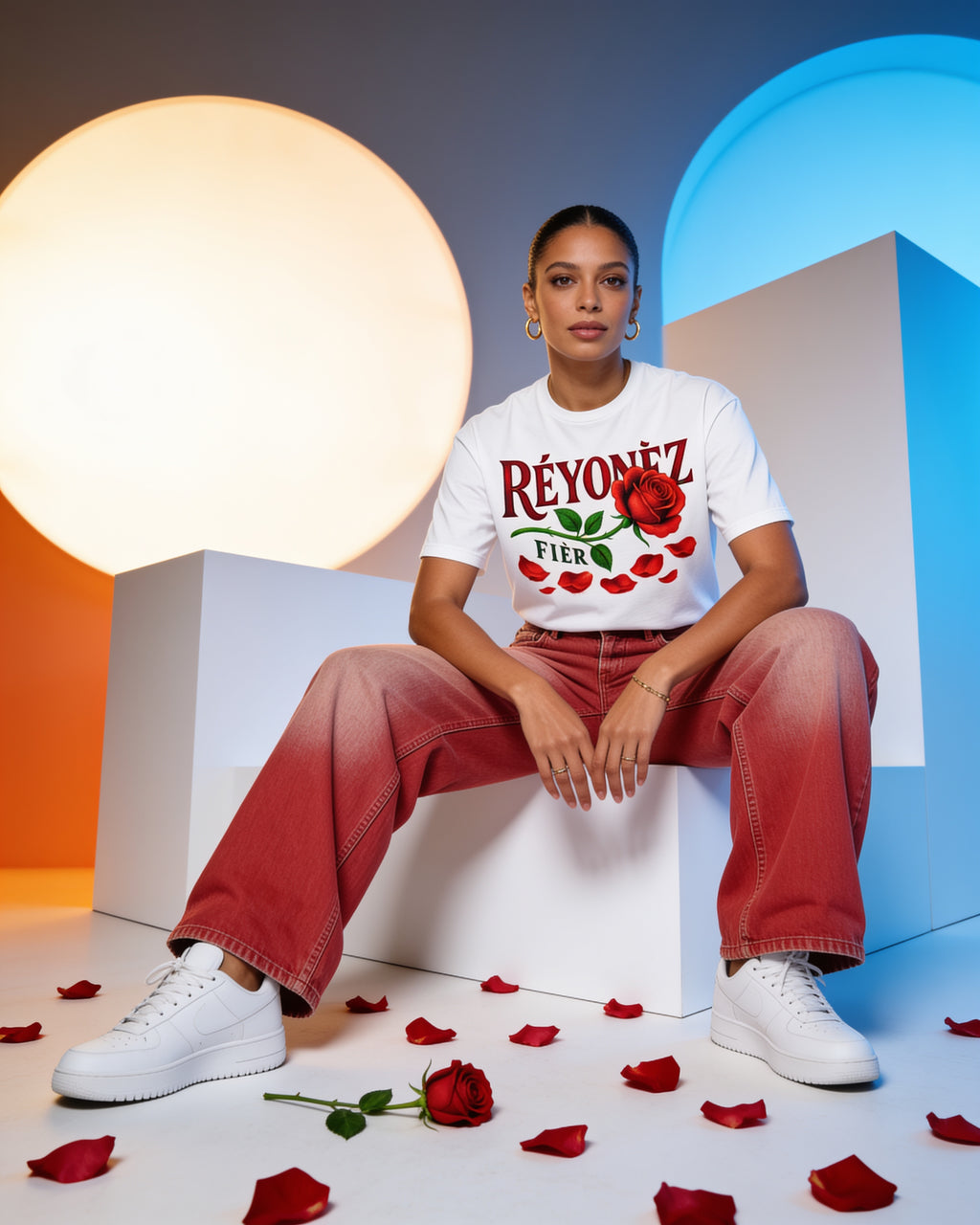 GRAN GUÈL - 100%  La Réunion - T-Shirt unisexe - "RÉYONÈZ FIÈR"