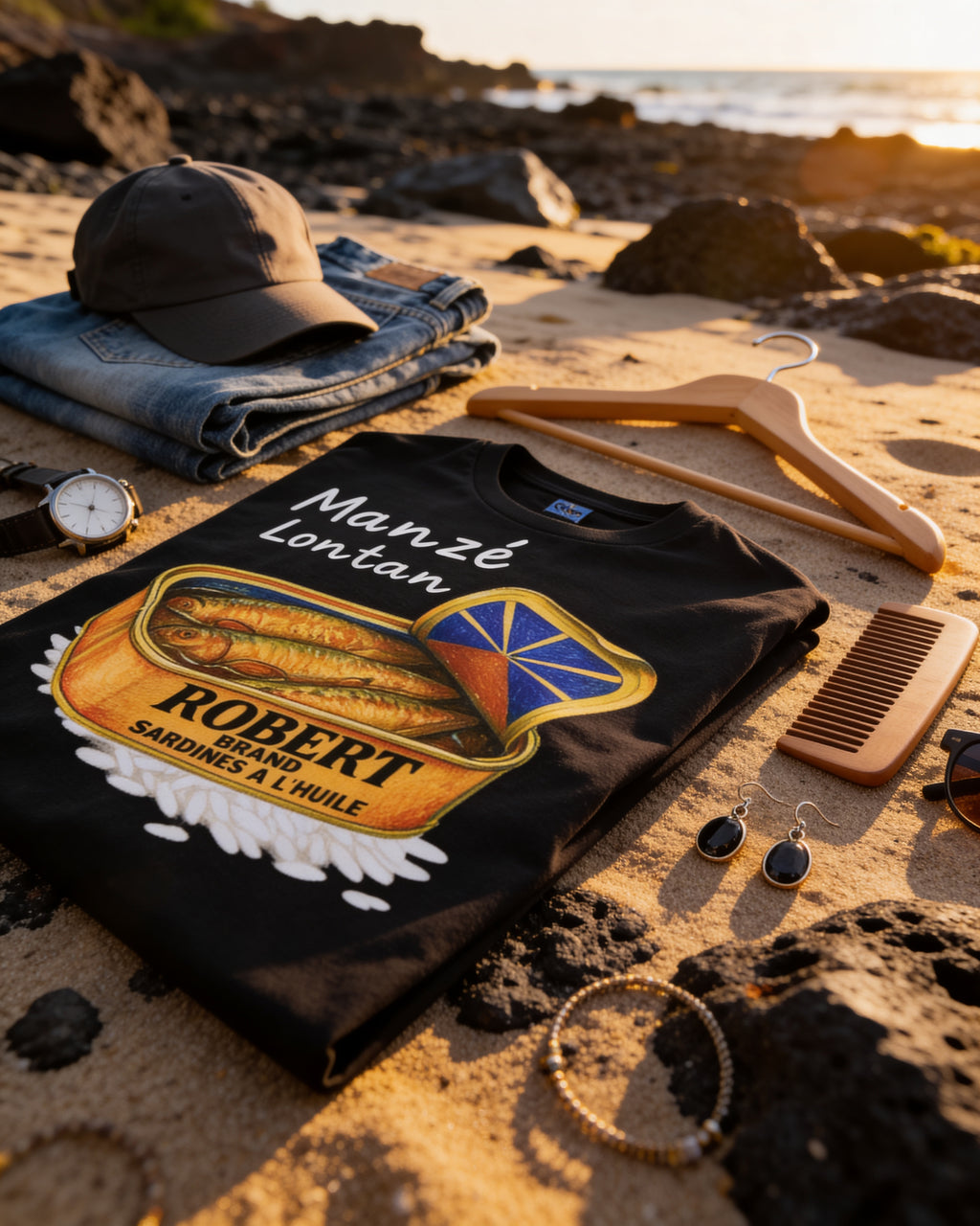 GRAN GUÈL - 100%  La Réunion - T-Shirt unisexe - "MANZÉ LONTAN"