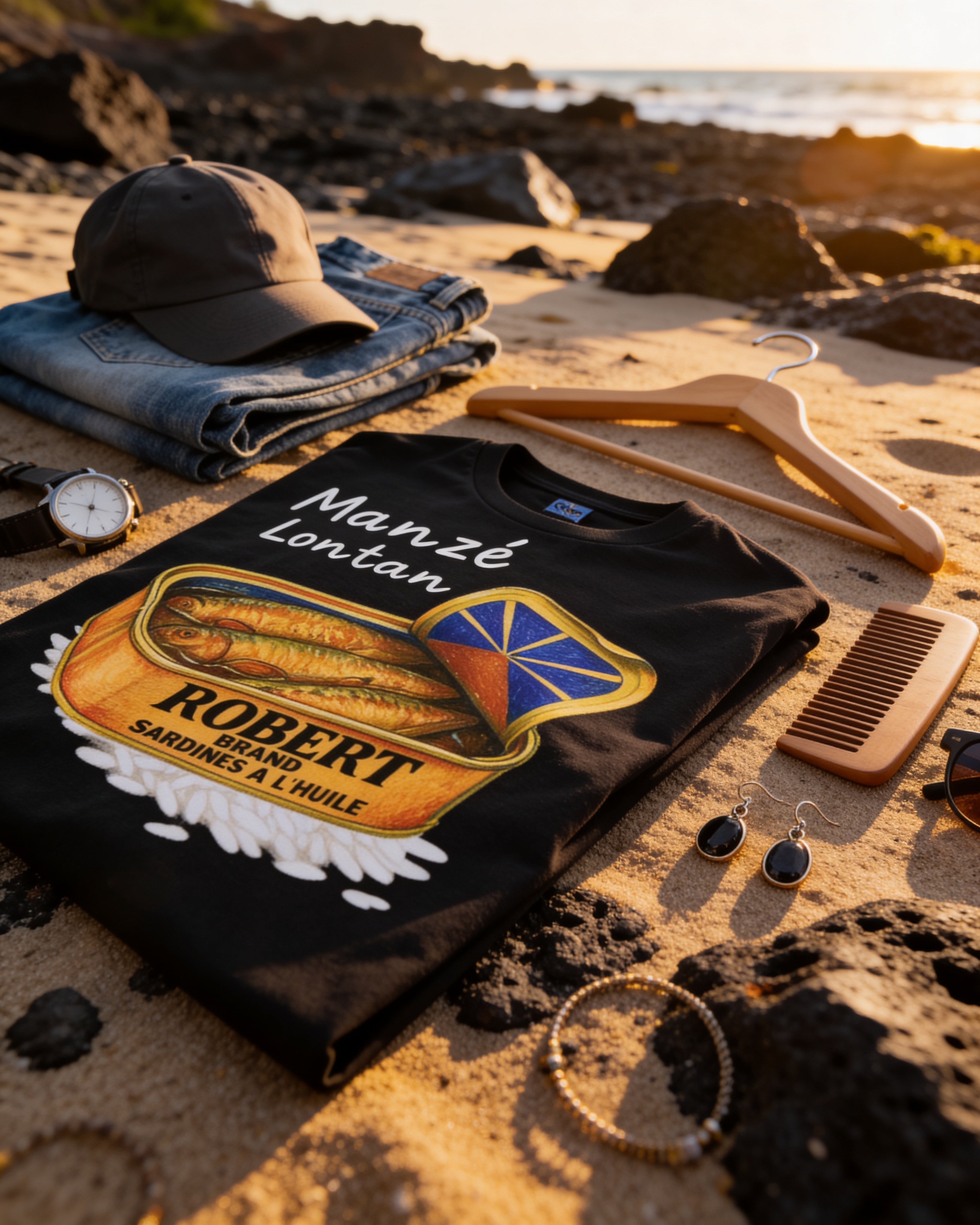 GRAN GUÈL - 100%  La Réunion - T-Shirt unisexe - "MANZÉ LONTAN"