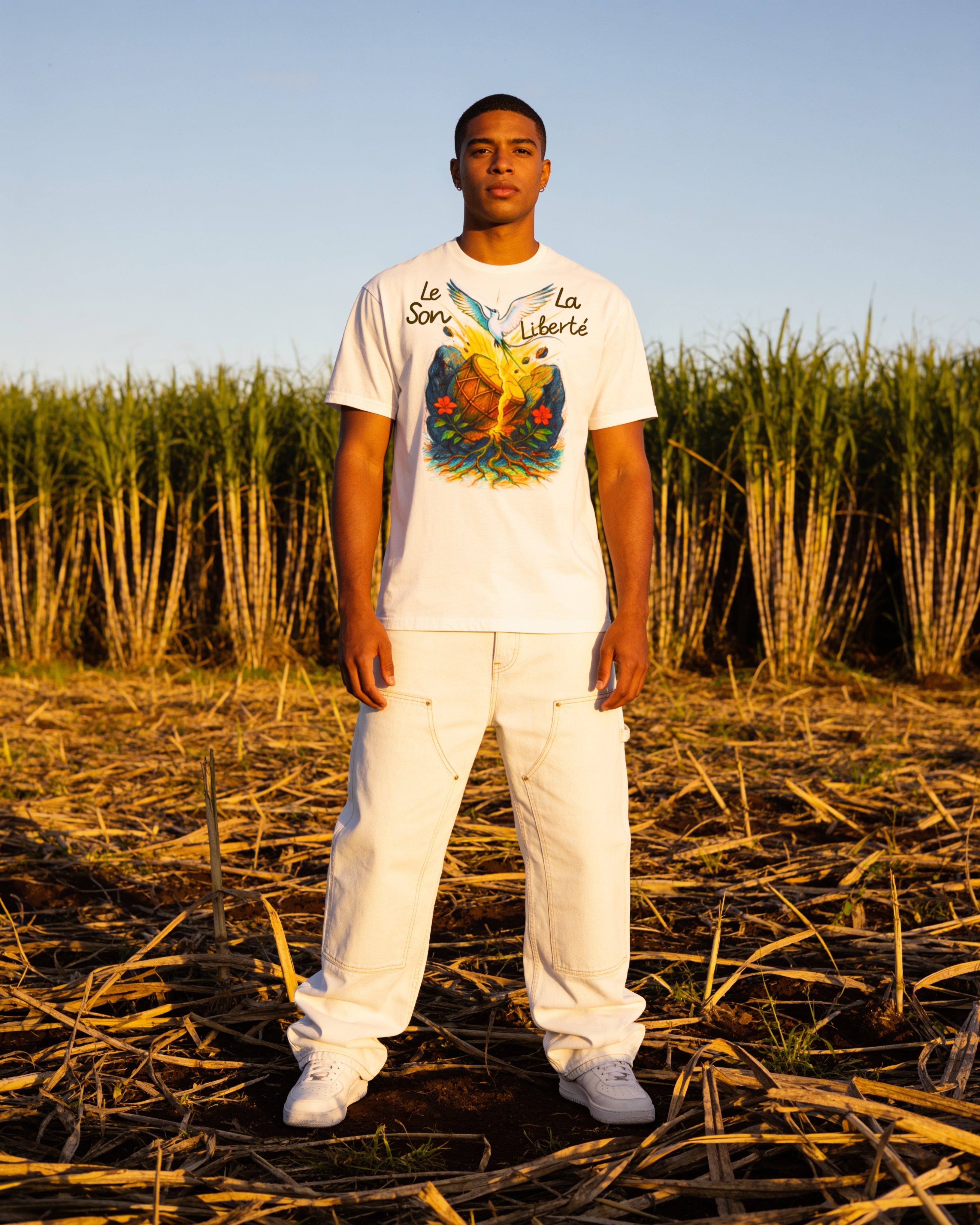 GRAN GUÈL - 100%  La Réunion - T-Shirt unisexe - "LE SON LA LIBERTÉ"