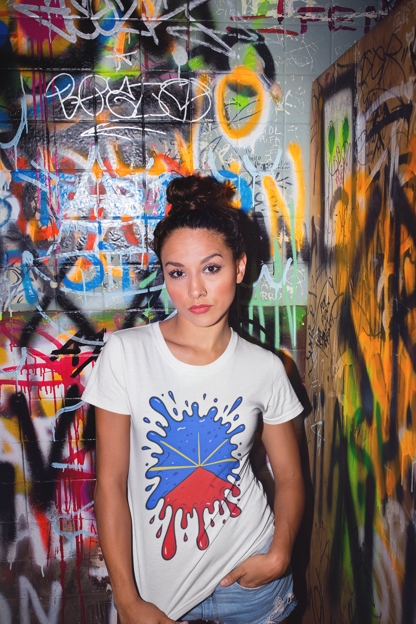 GRAN GUÈL - 100% LA RÉUNION - T-Shirt Unisexe - Imprimé "SPLASH"