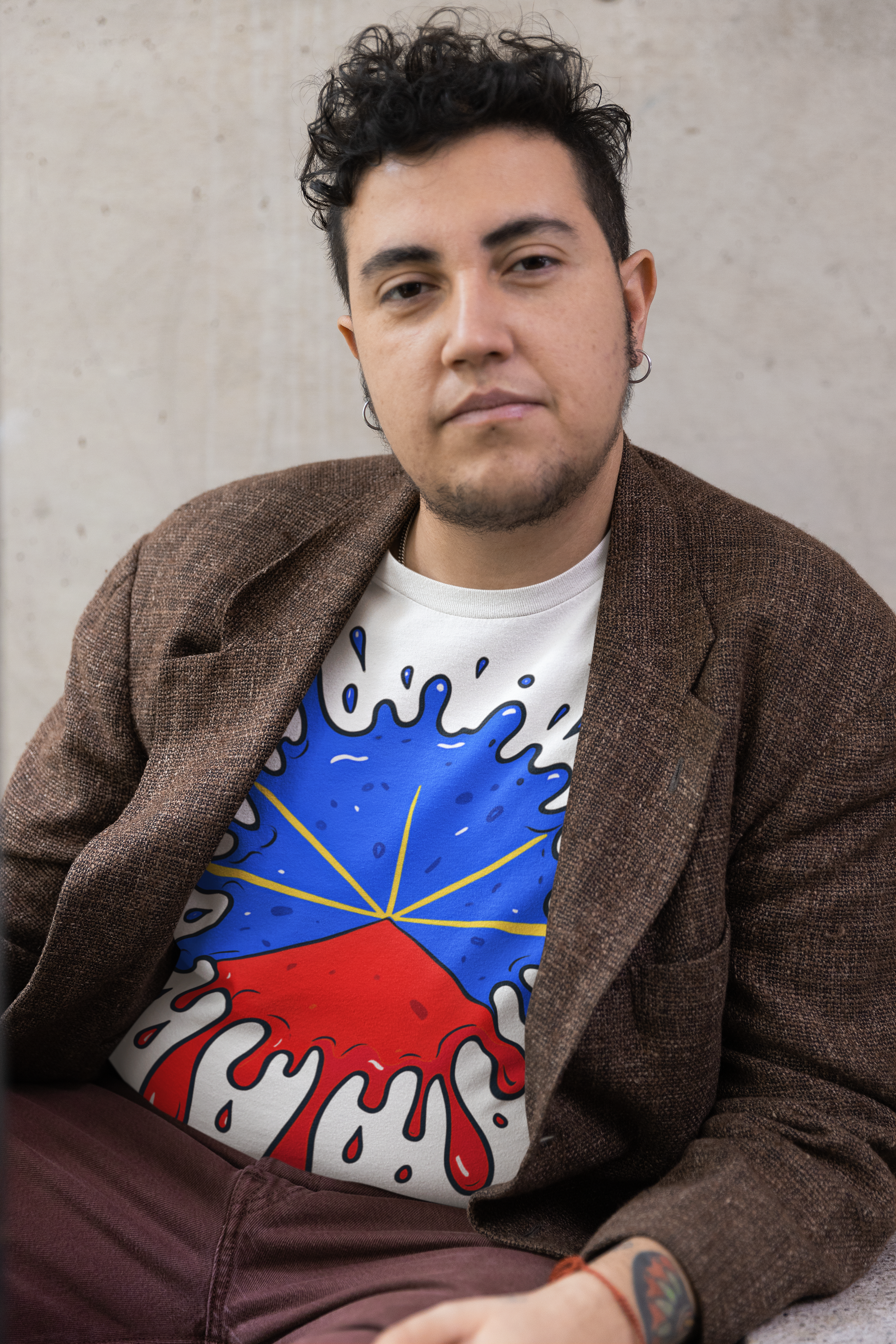 GRAN GUÈL - 100% LA RÉUNION - T-Shirt Unisexe - Imprimé "SPLASH"