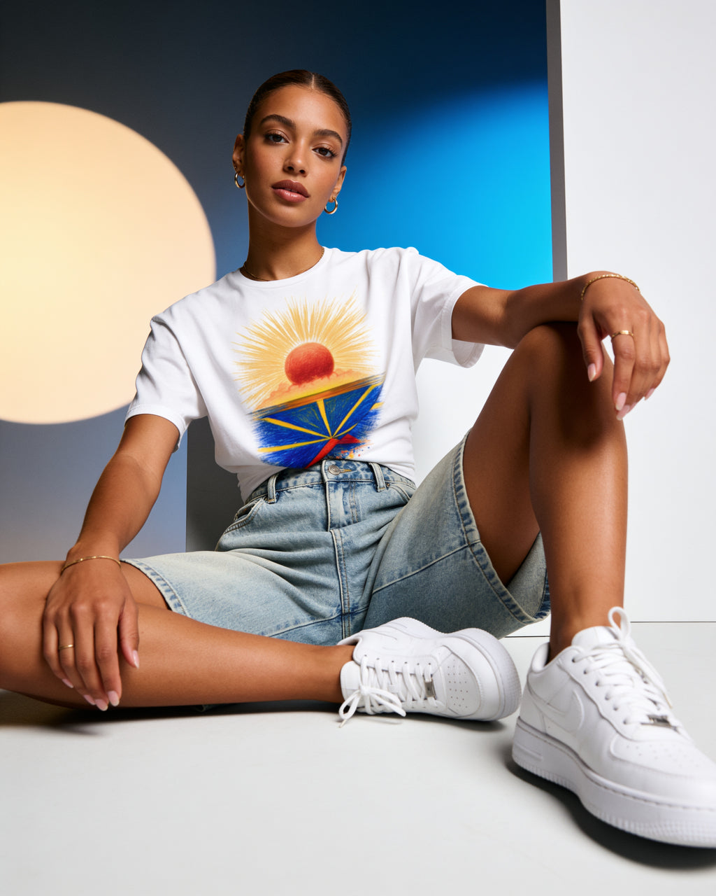 GRAN GUÈL - 100%  La Réunion - T-Shirt unisexe - "SUNSET 974"
