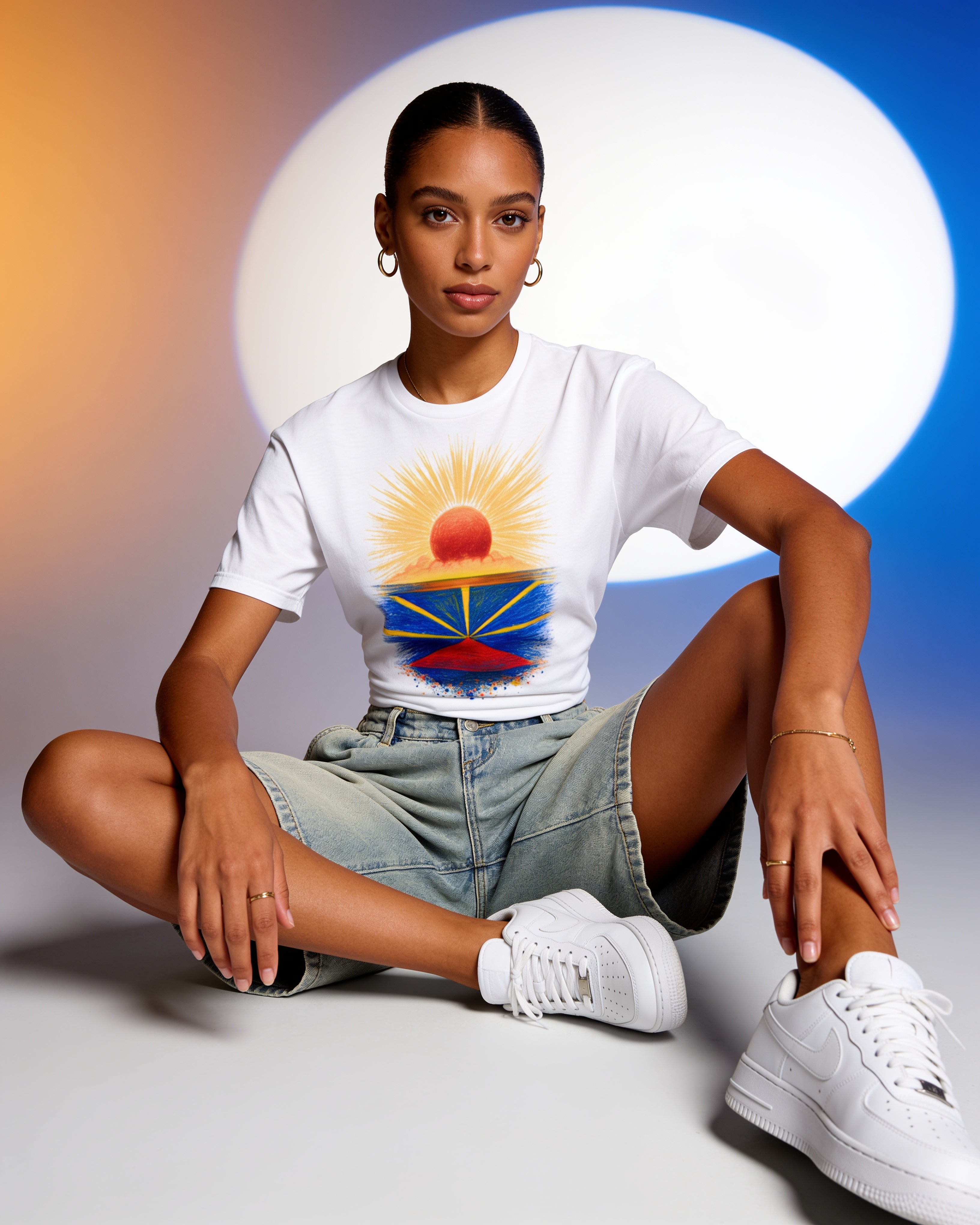 GRAN GUÈL - 100%  La Réunion - T-Shirt unisexe - "SUNSET 974"