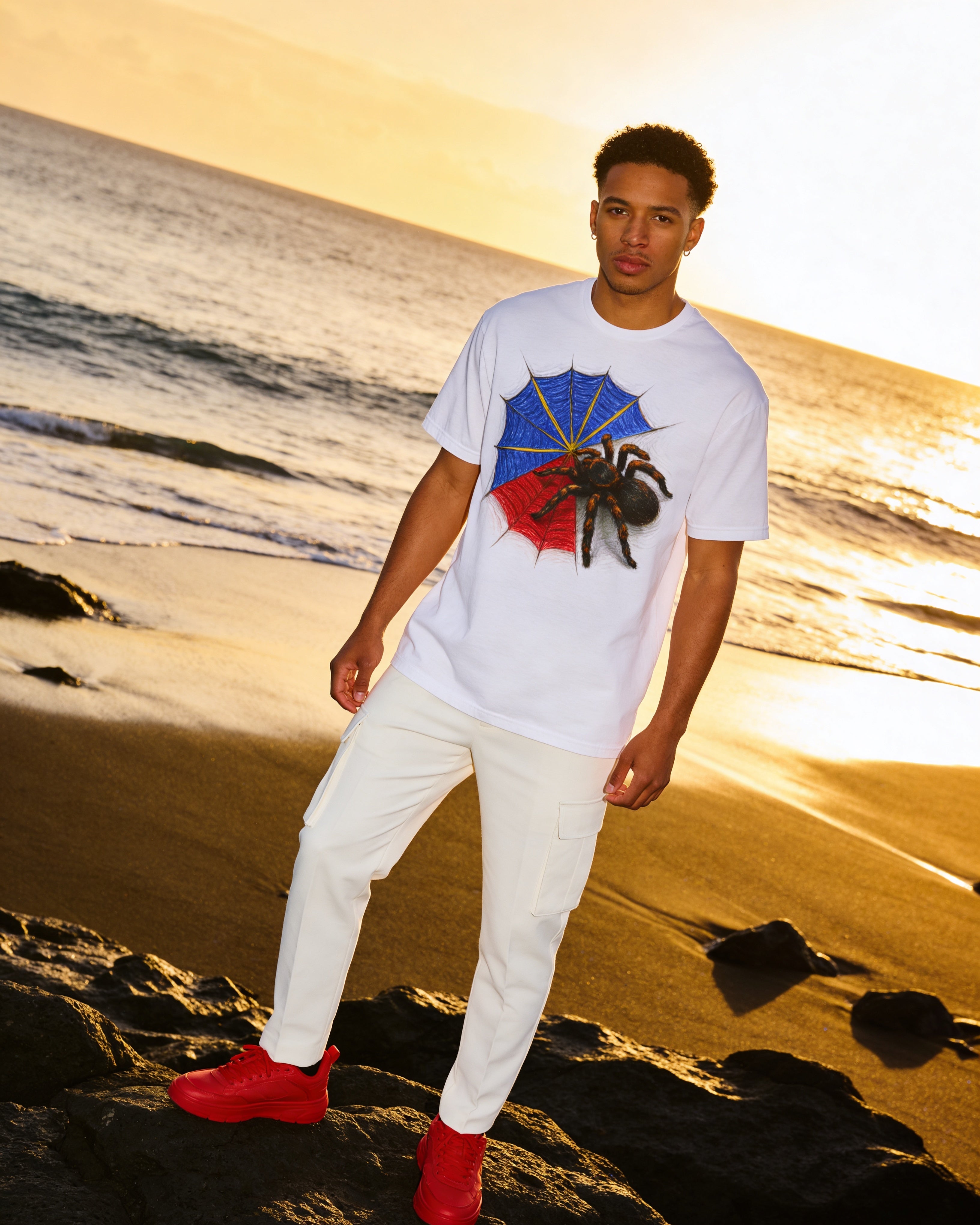 GRAN GUÈL - 100%  La Réunion - T-Shirt unisexe - "TOILE D'ARRAIGNÉ"