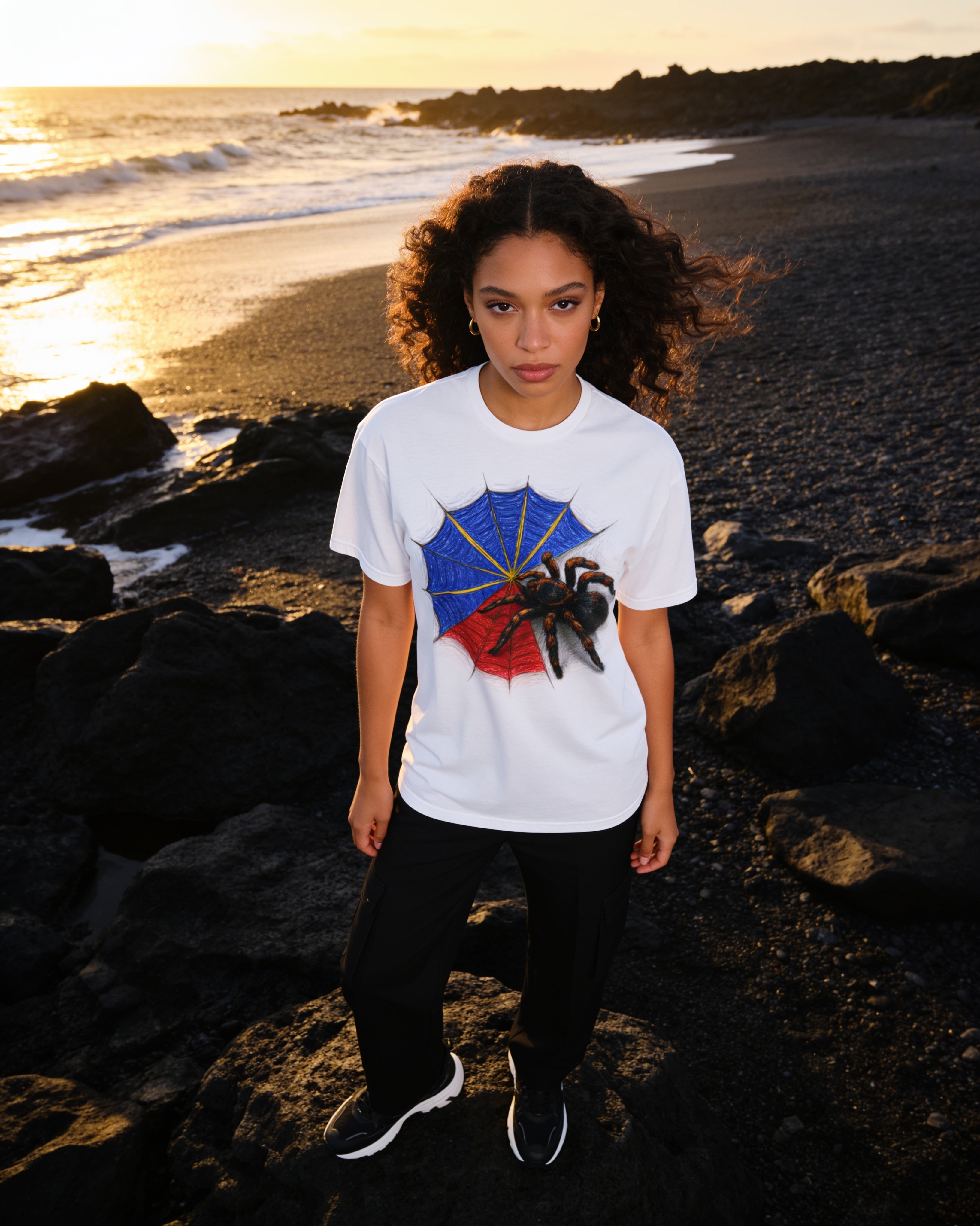 GRAN GUÈL - 100%  La Réunion - T-Shirt unisexe - "TOILE D'ARRAIGNÉ"