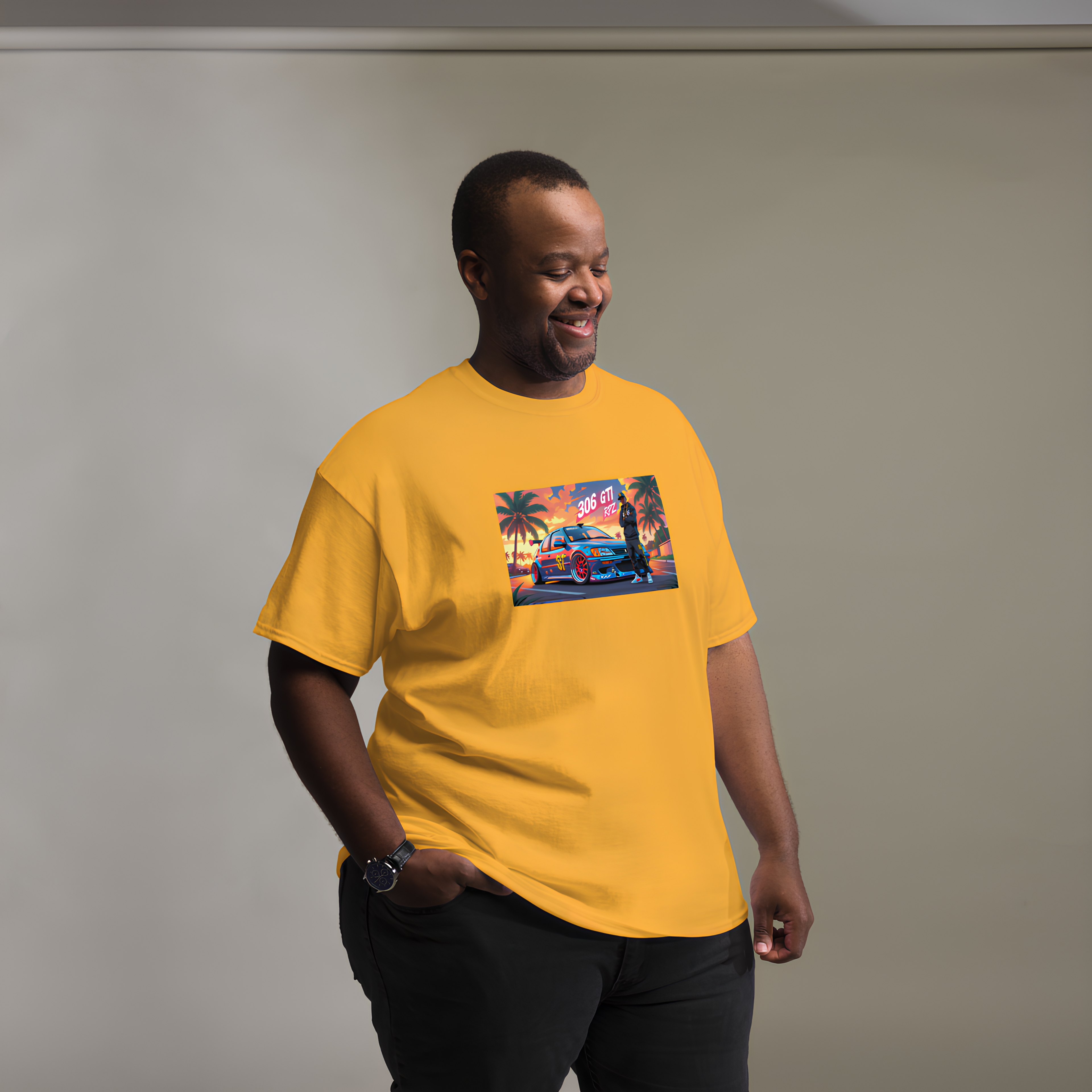 GG - 100% KRÉOL - T-Shirt Unisexe - Imprimé "306 GTI RPZ"