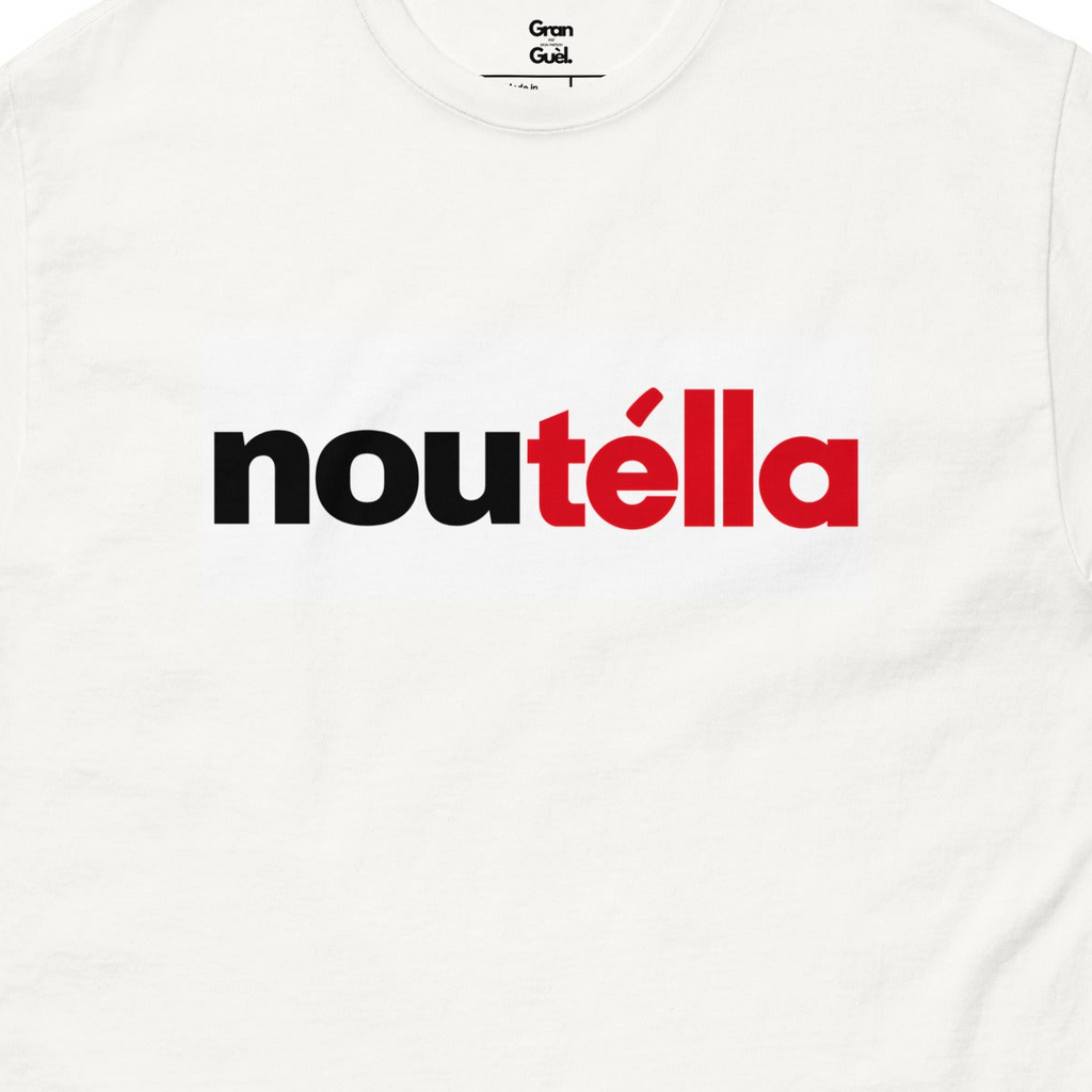 GG - KRÉOL OTOP - T-Shirt unisexe - Imprimé "NOUTÉLLA"