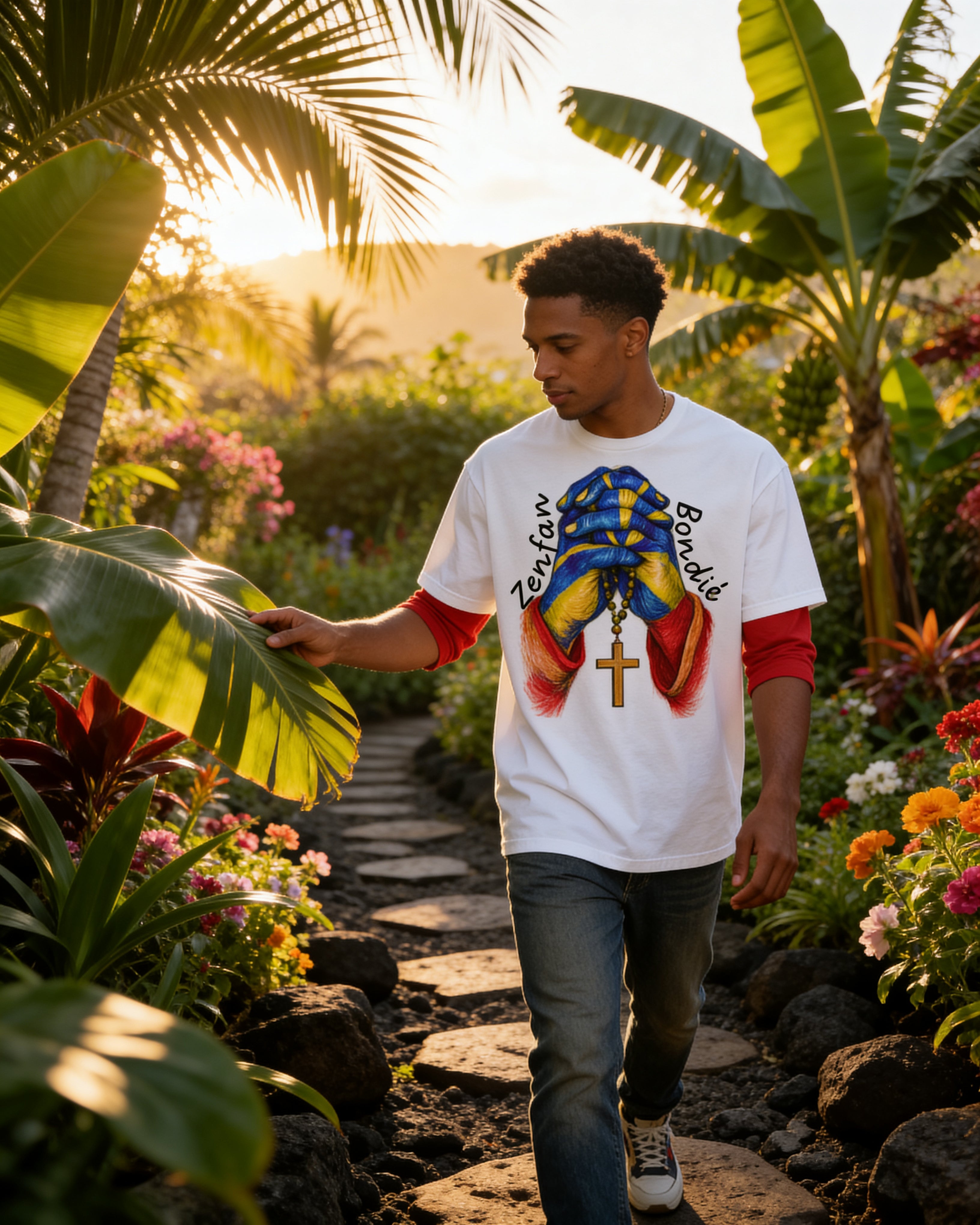 GRAN GUÈL - 100%  La Réunion - T-Shirt unisexe - "ZENFAN BONSIÉ (2)"