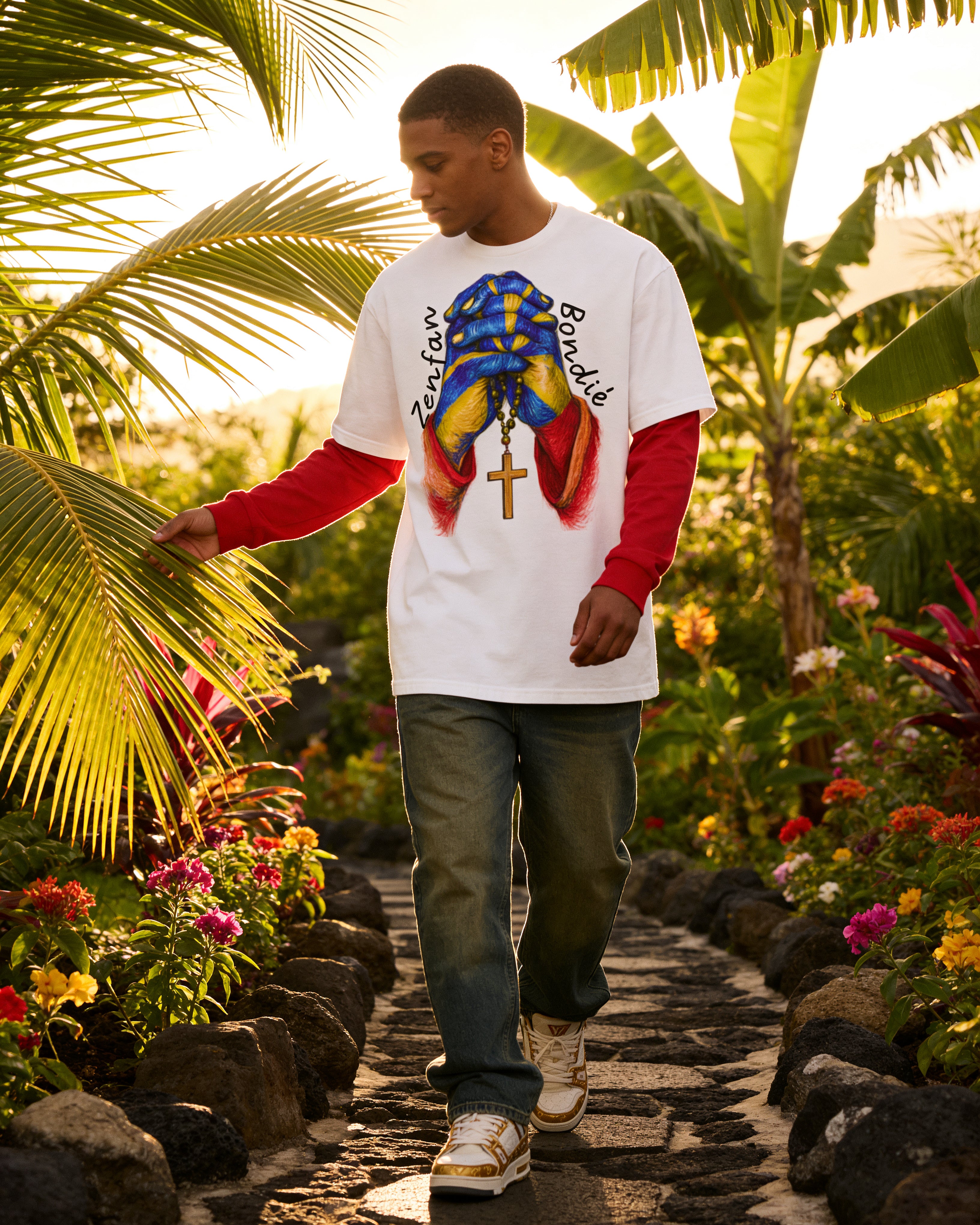 GRAN GUÈL - 100%  La Réunion - T-Shirt unisexe - "ZENFAN BONSIÉ (2)"