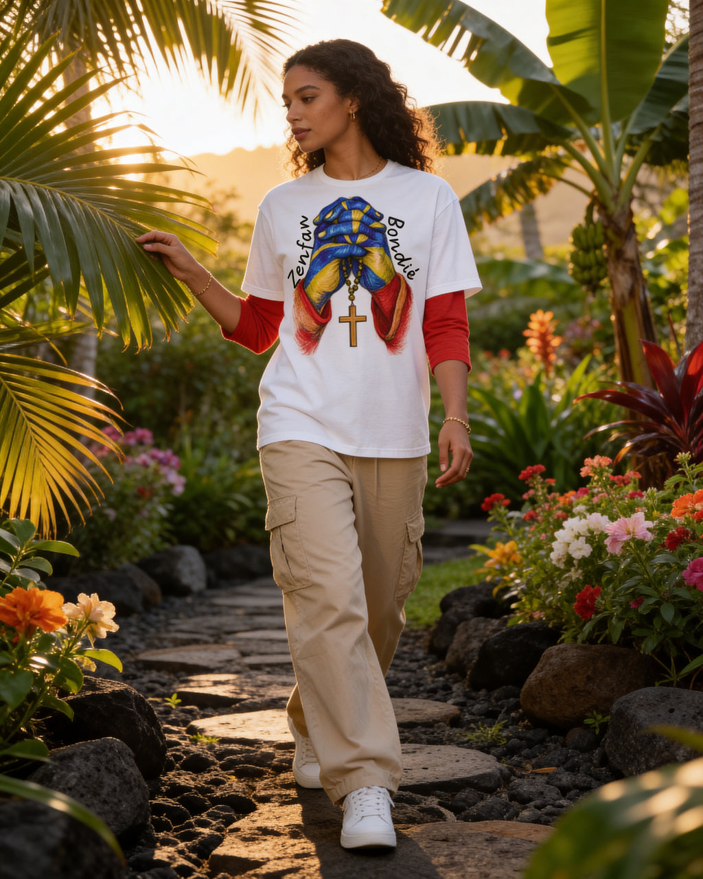 GRAN GUÈL - 100%  La Réunion - T-Shirt unisexe - "ZENFAN BONSIÉ (2)"