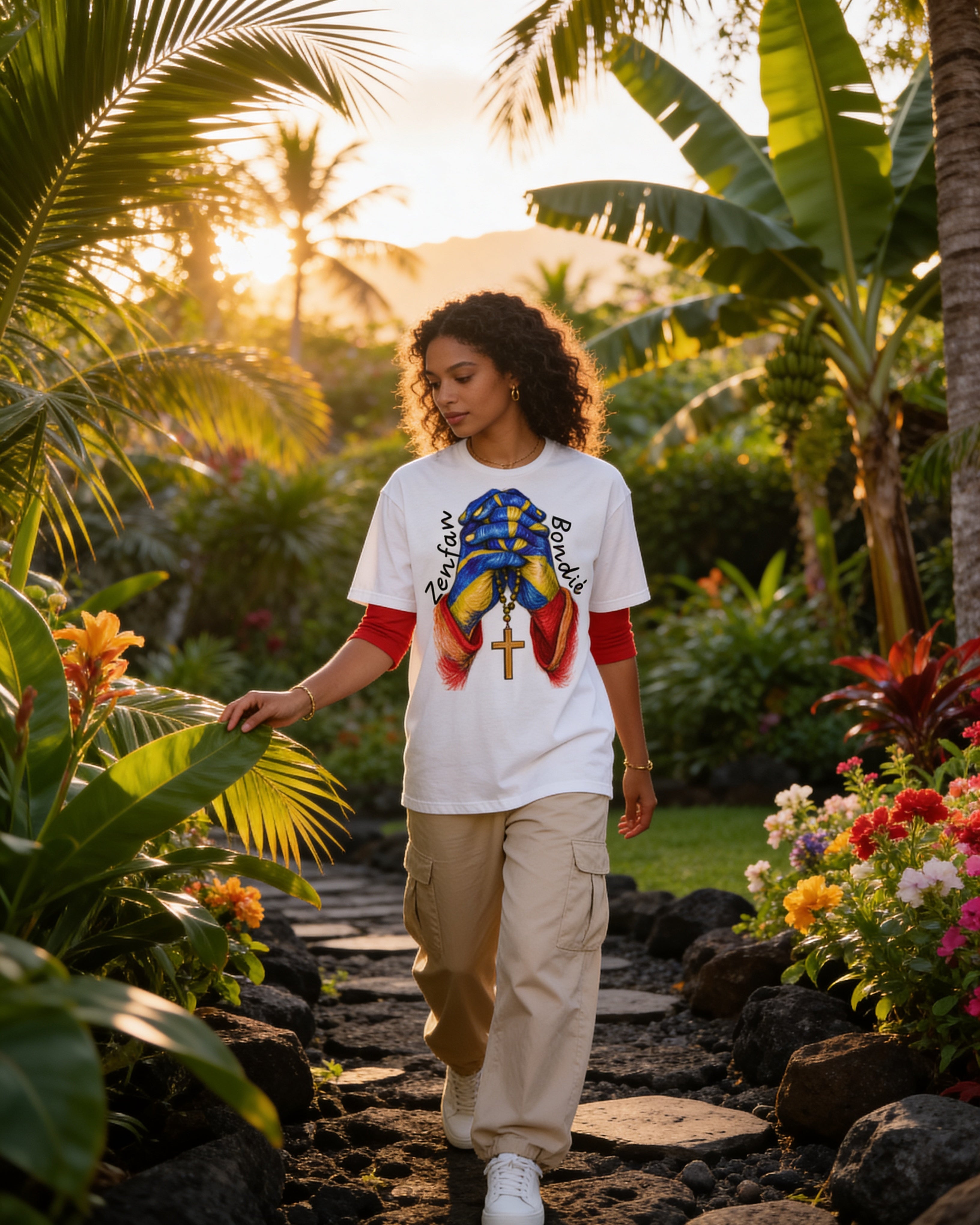 GRAN GUÈL - 100%  La Réunion - T-Shirt unisexe - "ZENFAN BONSIÉ (2)"